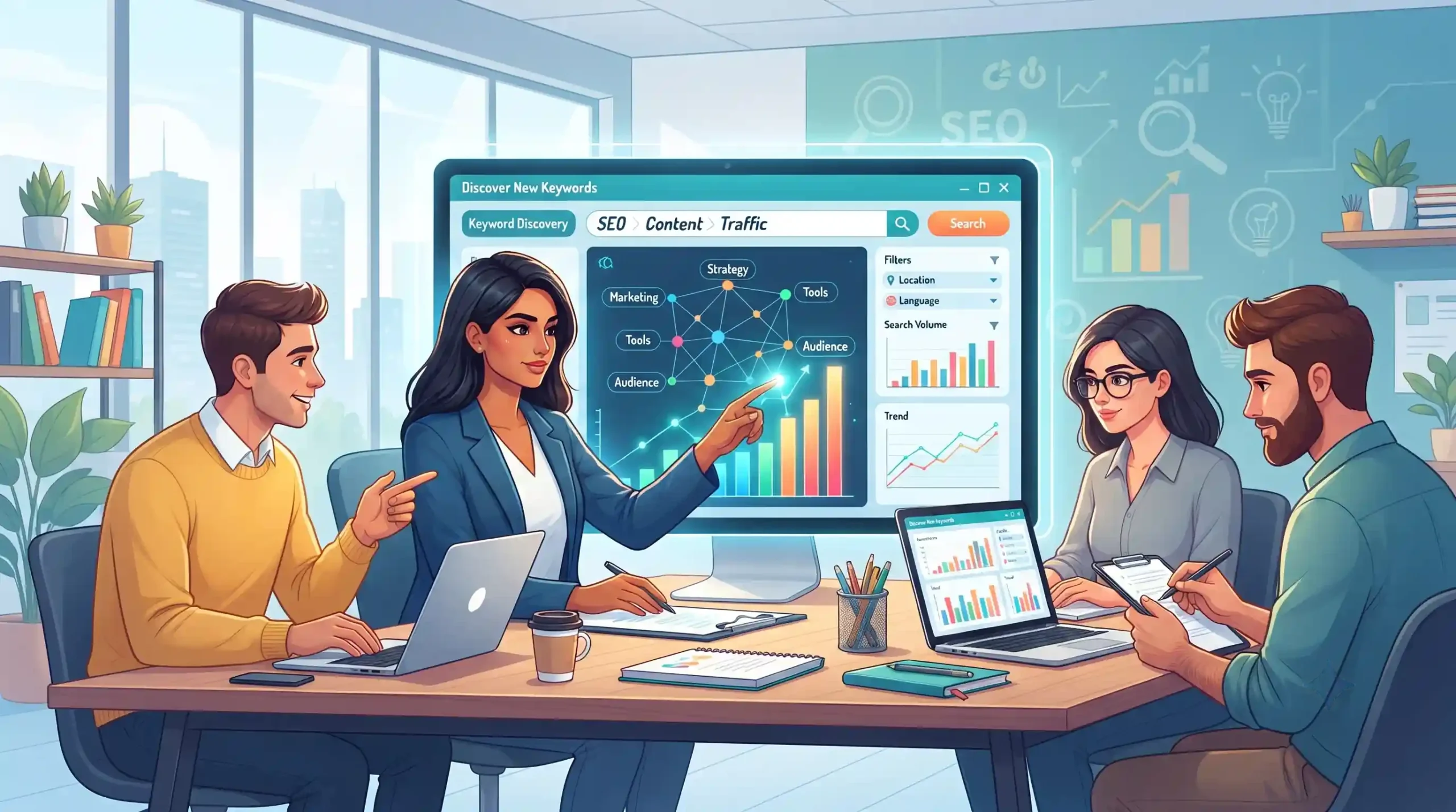 🔍 آموزش گام به گام کار با ابزار Discover New Keywords