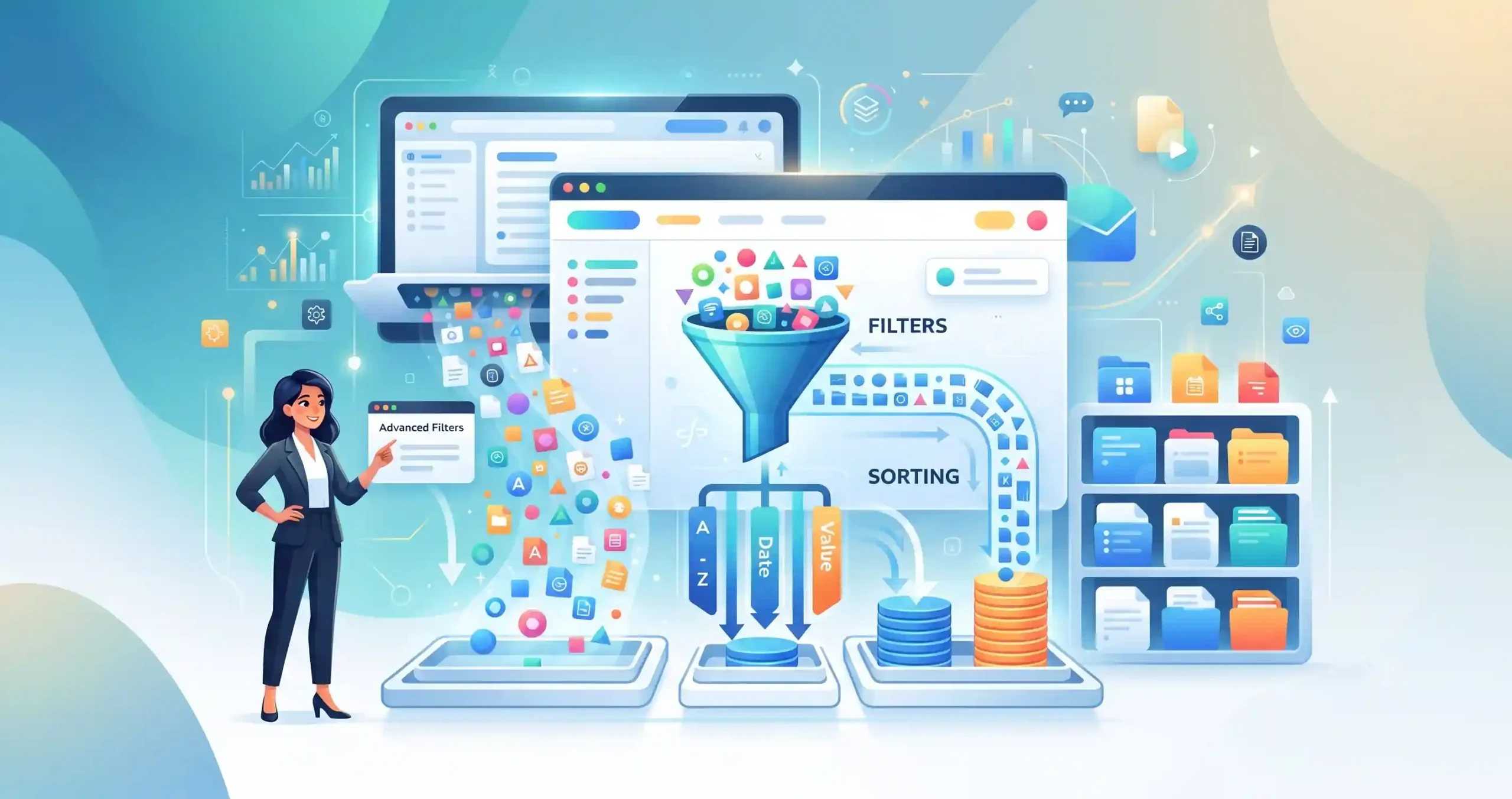 ⚙️ فیلترهای پیشرفته و مرتبسازی دادهها برای خروجی تمیز