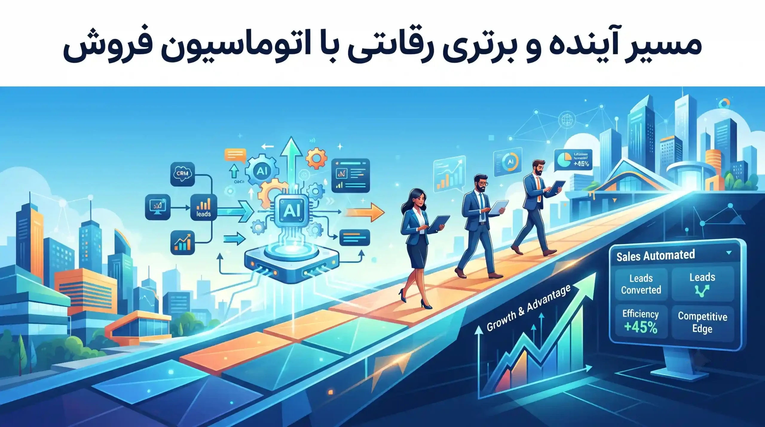 🏁 مسیر آینده و برتری رقابتی با اتوماسیون فروش