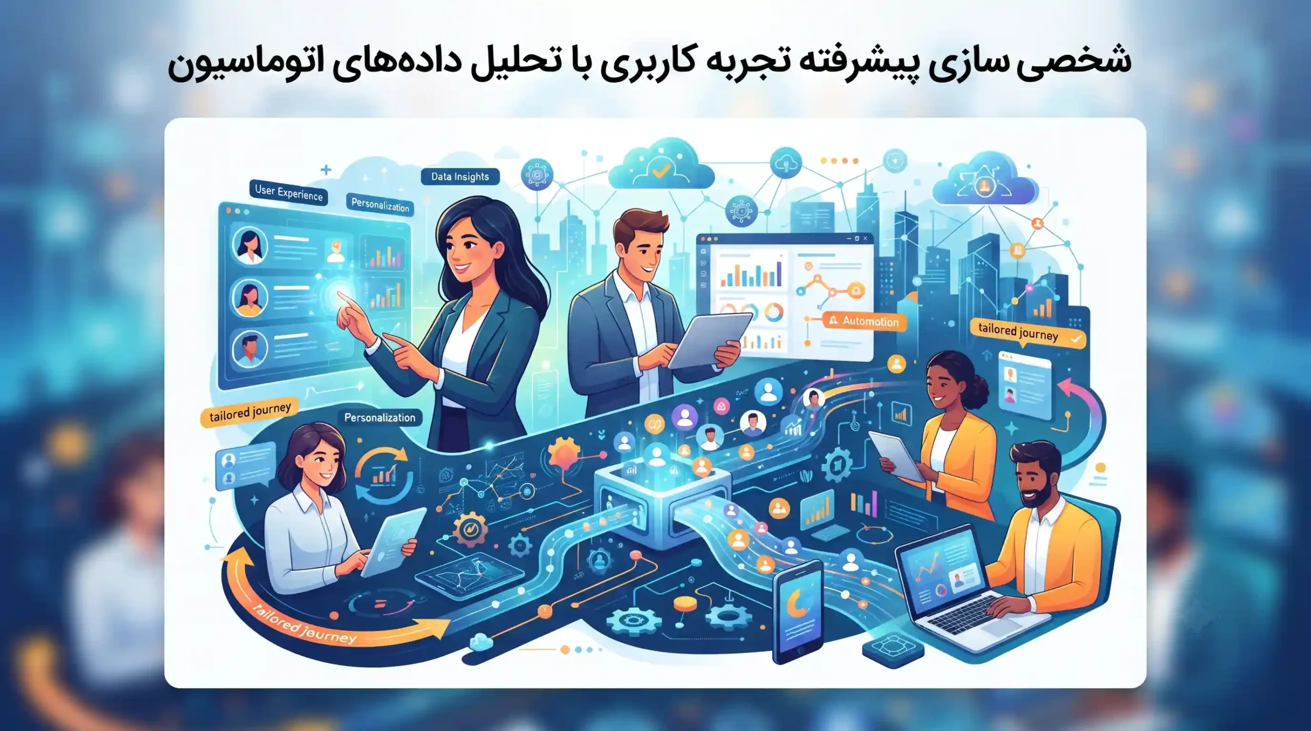 💡 شخصیسازی پیشرفته تجربه کاربری با تحلیل دادههای اتوماسیون