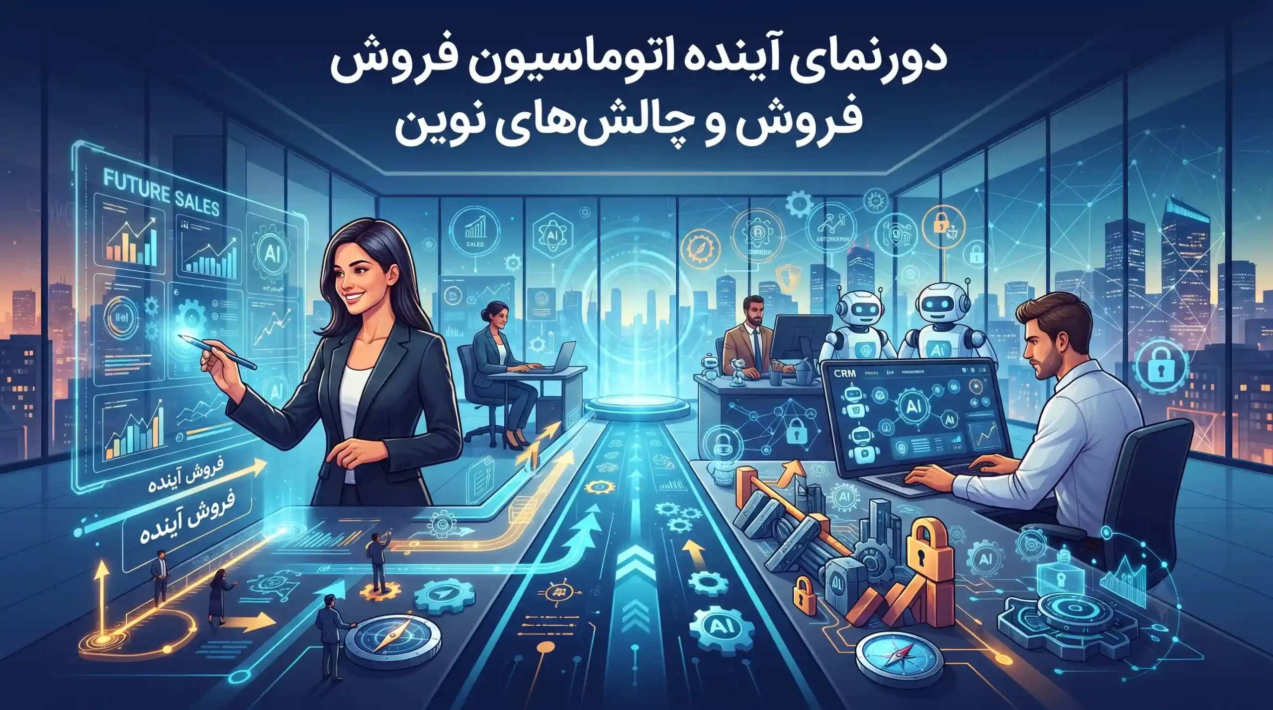 🔮 دورنمای آینده اتوماسیون فروش و چالشهای نوین