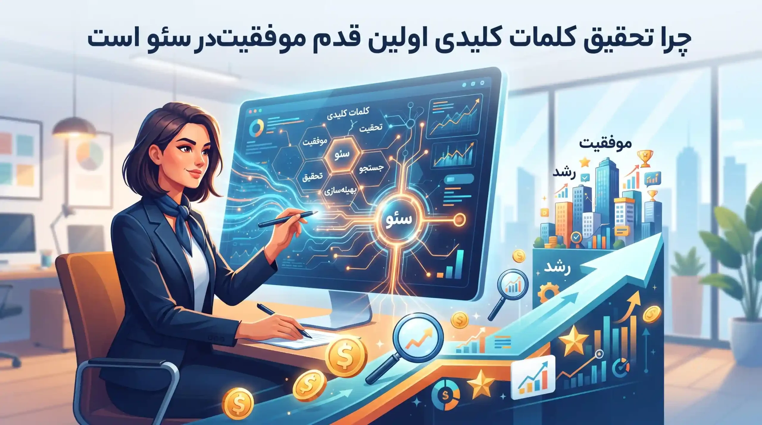 🎯 چرا تحقیق کلمات کلیدی اولین قدم موفقیت در سئو است