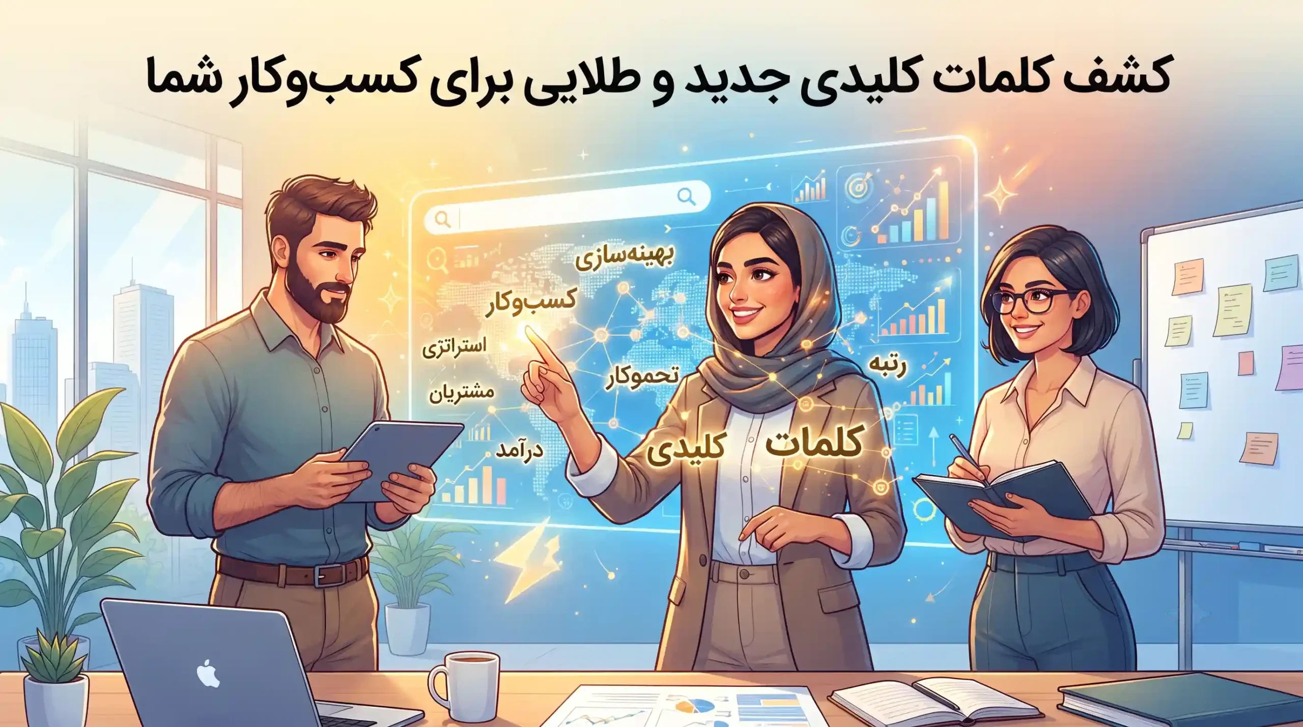🔍 کشف کلمات کلیدی جدید و طلایی برای کسبوکار شما