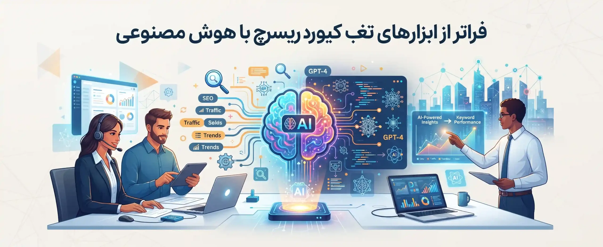🚀 فراتر از ابزارهای معمولی ترکیب کیورد ریسرچ با هوش مصنوعی