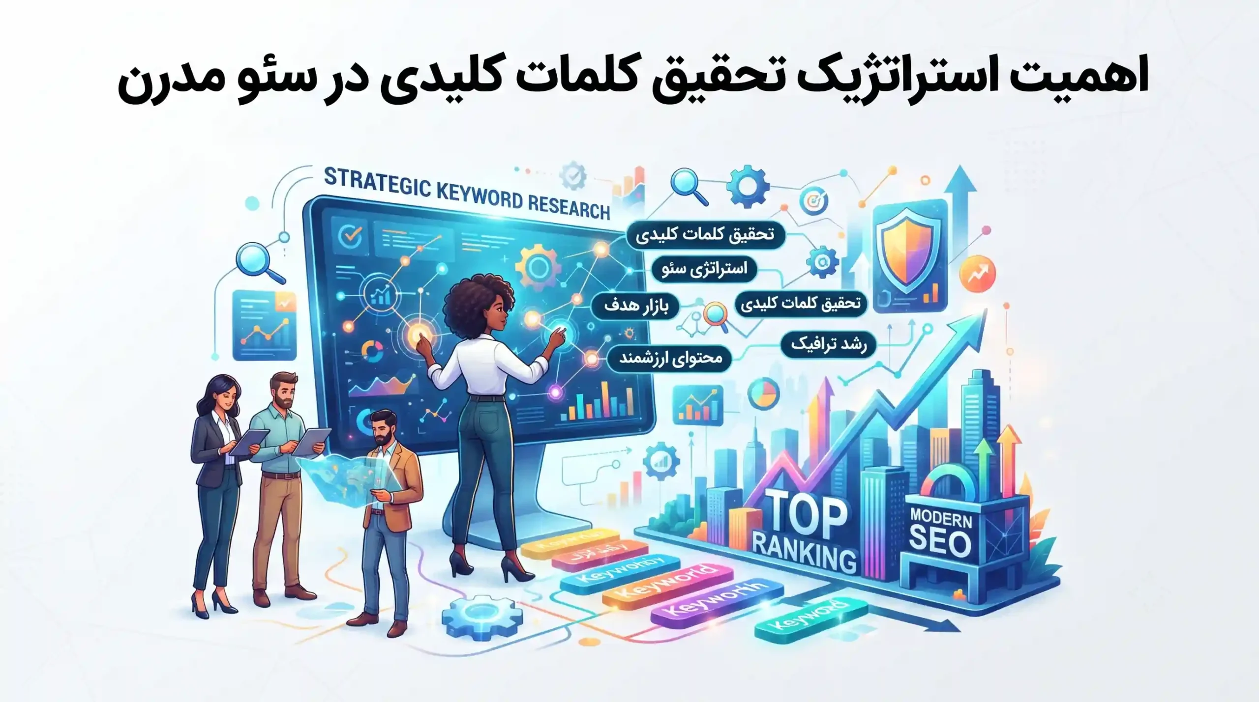 🗝️ اهمیت استراتژیک تحقیق کلمات کلیدی در سئو مدرن