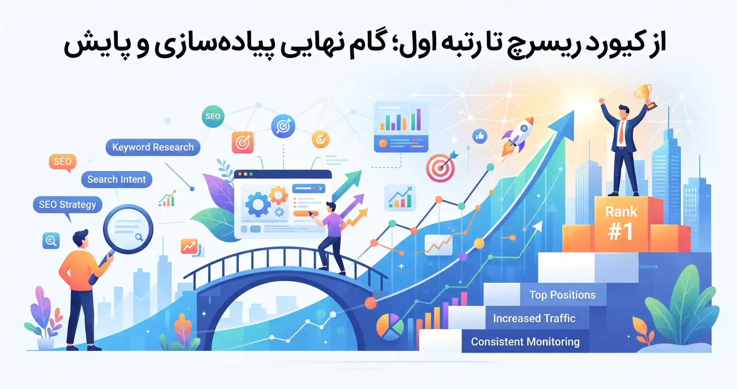 🏆 از کیورد ریسرچ تا رتبه اول؛ گام نهایی پیادهسازی و پایش