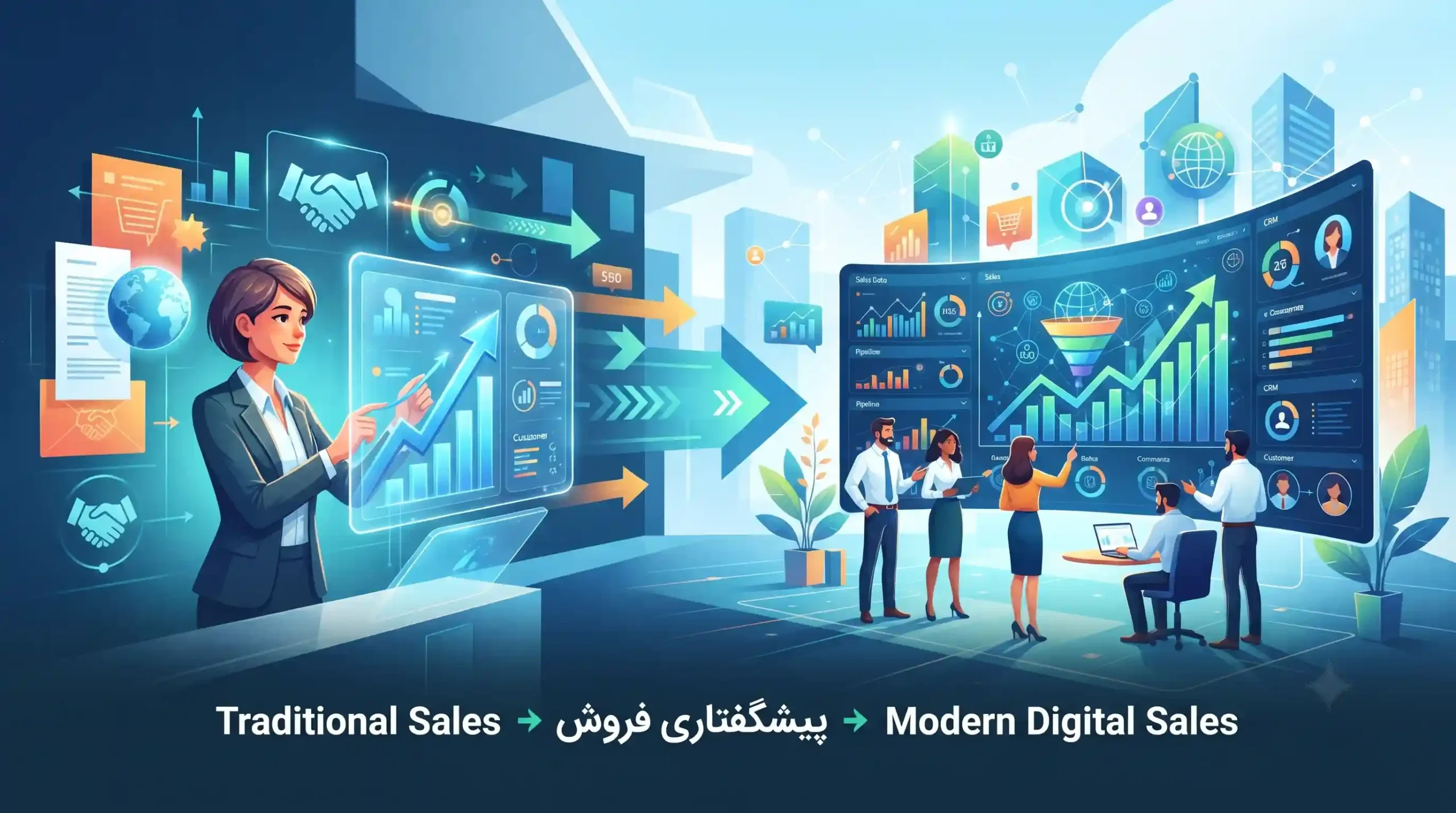 🚀 پیشگفتاری بر تحول دیجیتال در بخش فروش