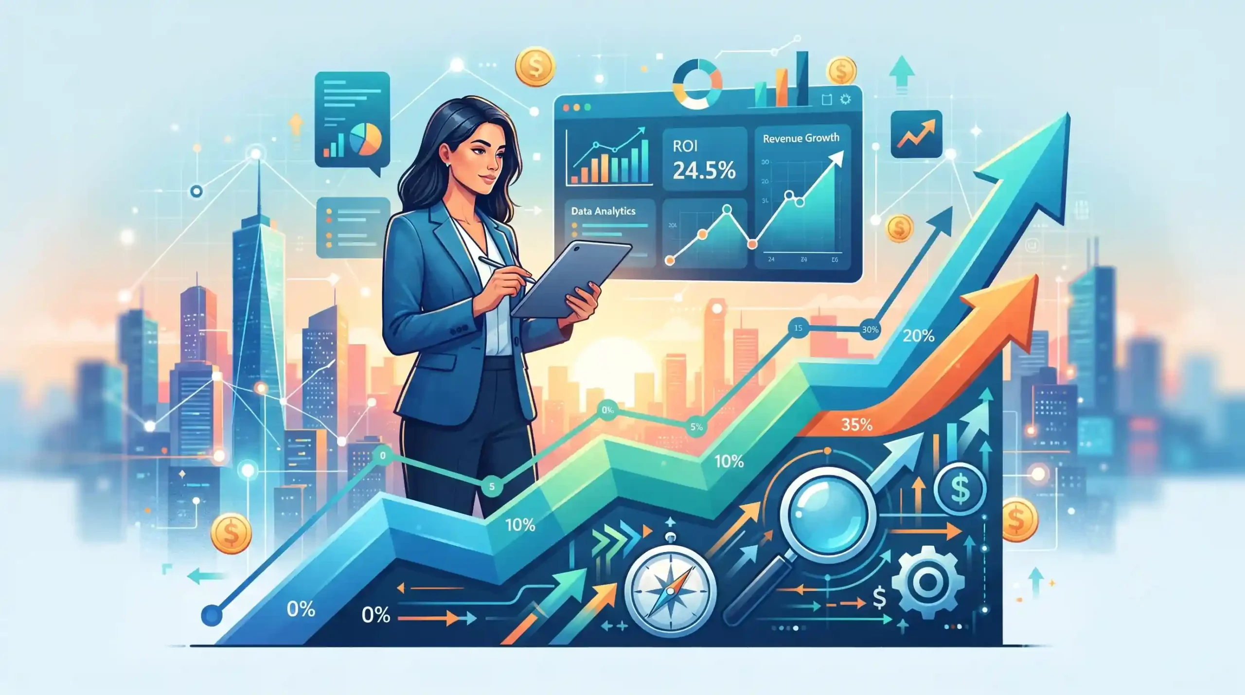 📈 اندازهگیری و بهبود نرخ بازگشت سرمایه با ردیابی دقیق