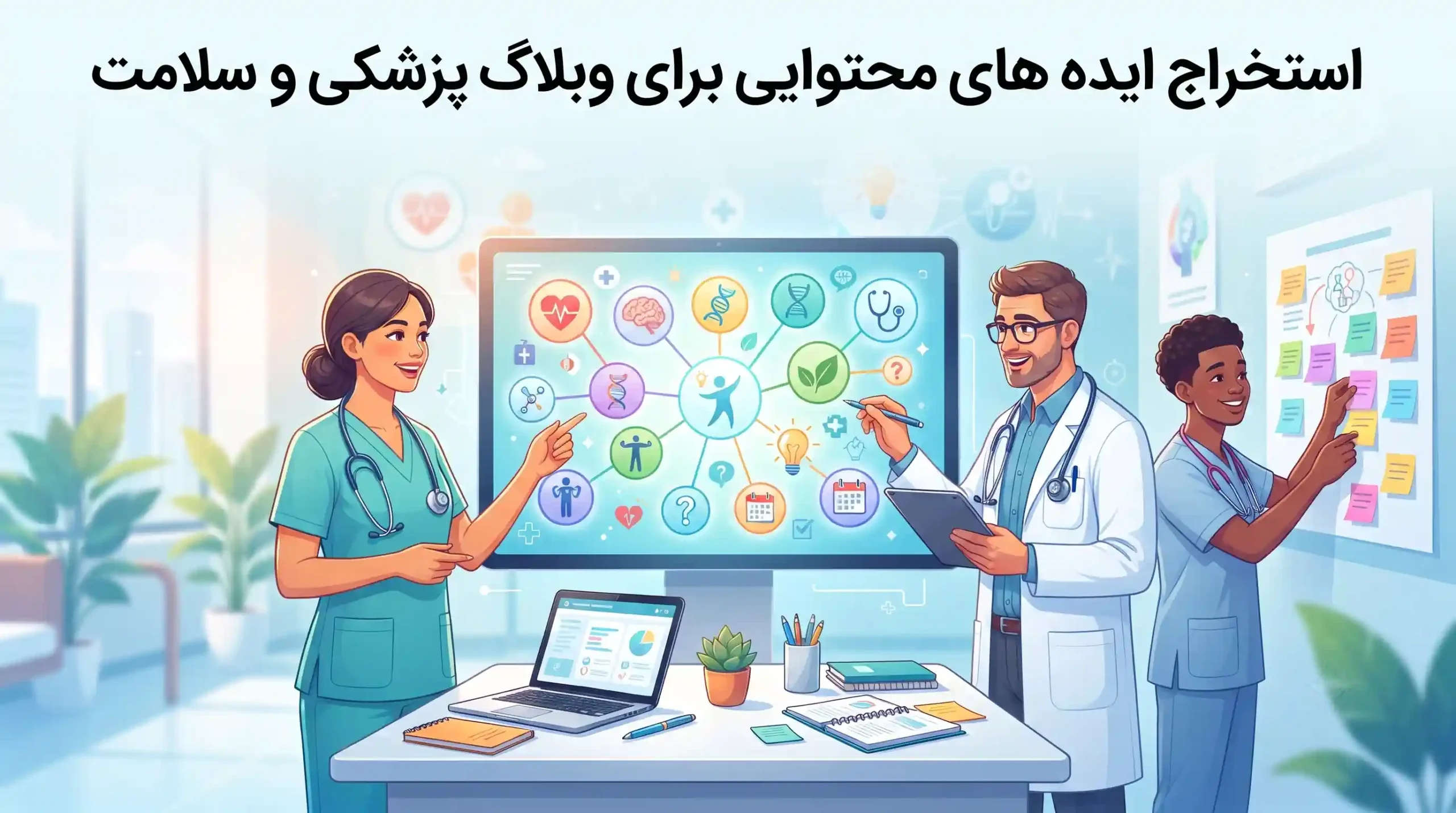 🧬 استخراج ایده های محتوایی برای وبلاگ پزشکی و سلامت
