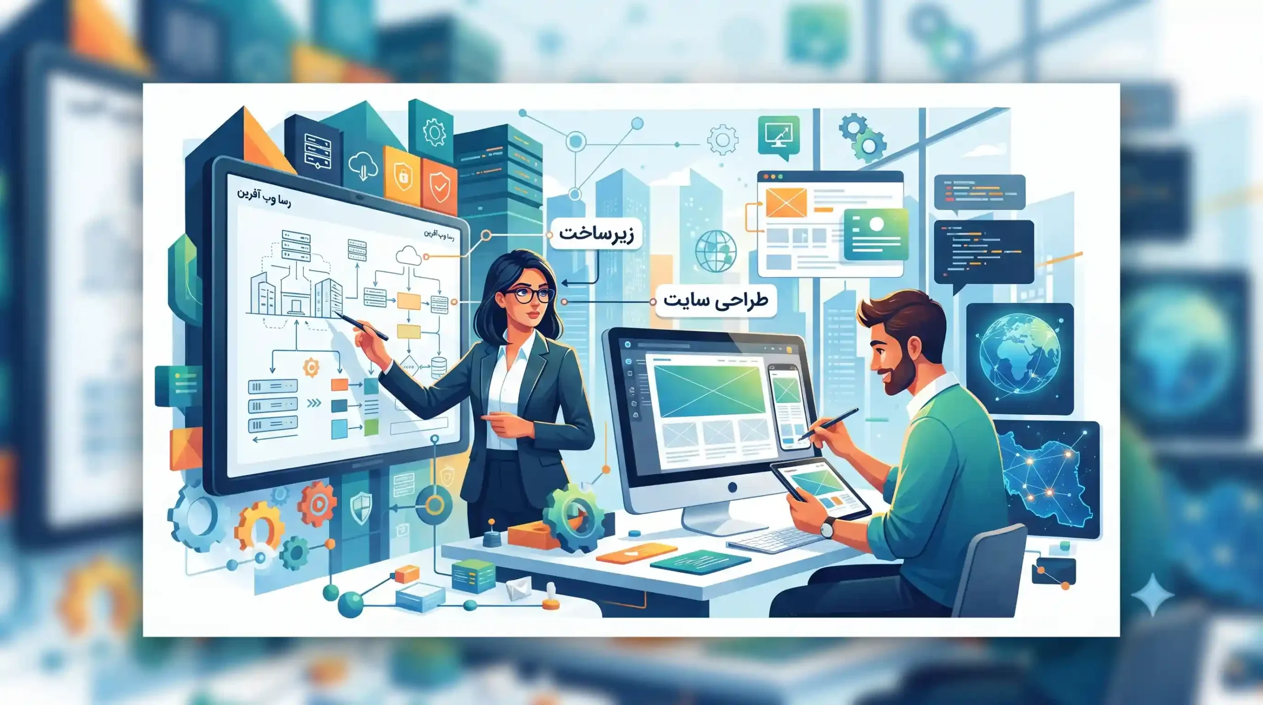 🛠️ نقش حیاتی مشاوره زیرساخت و طراحی سایت در رسا وب آفرین