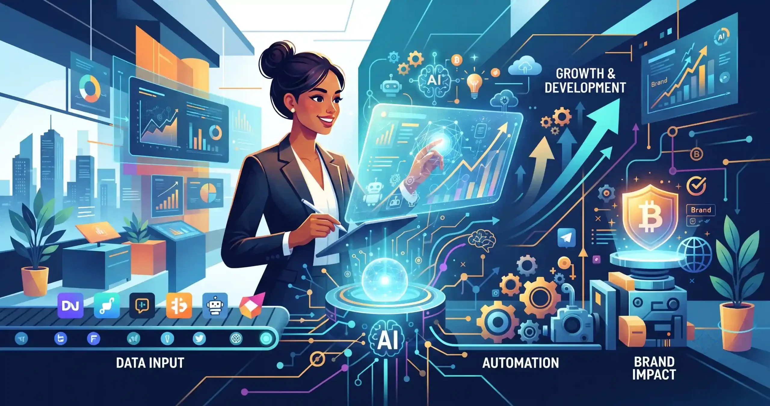 🤖 ابزارهای نوین و هوش مصنوعی در خودکارسازی و توسعه برند