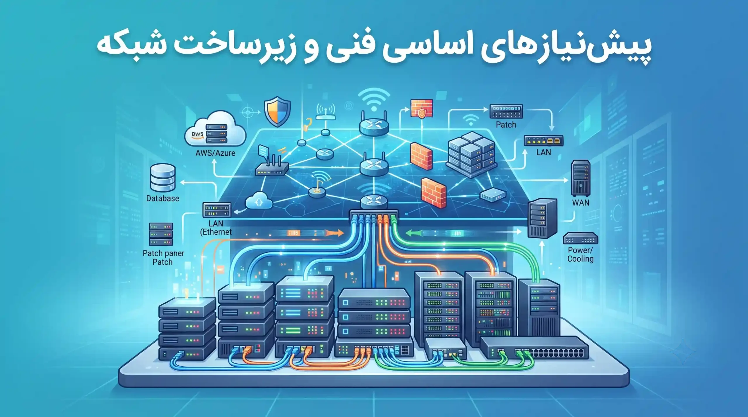🏗️ پیش‌نیازهای اساسی فنی و زیرساخت شبکه