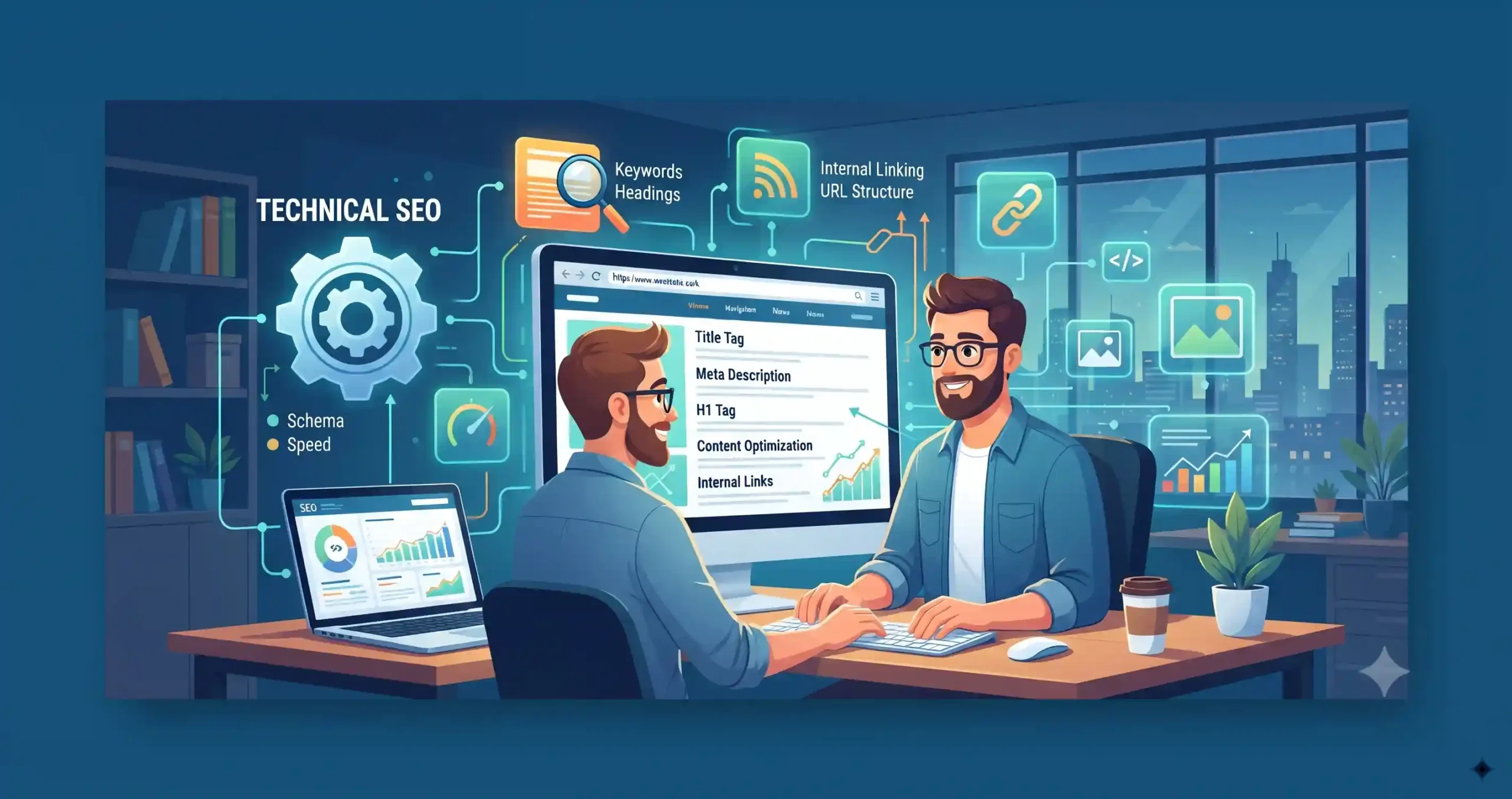 🧭 مفاهیم پایه و اهمیت سئو داخلی برای وبمستران