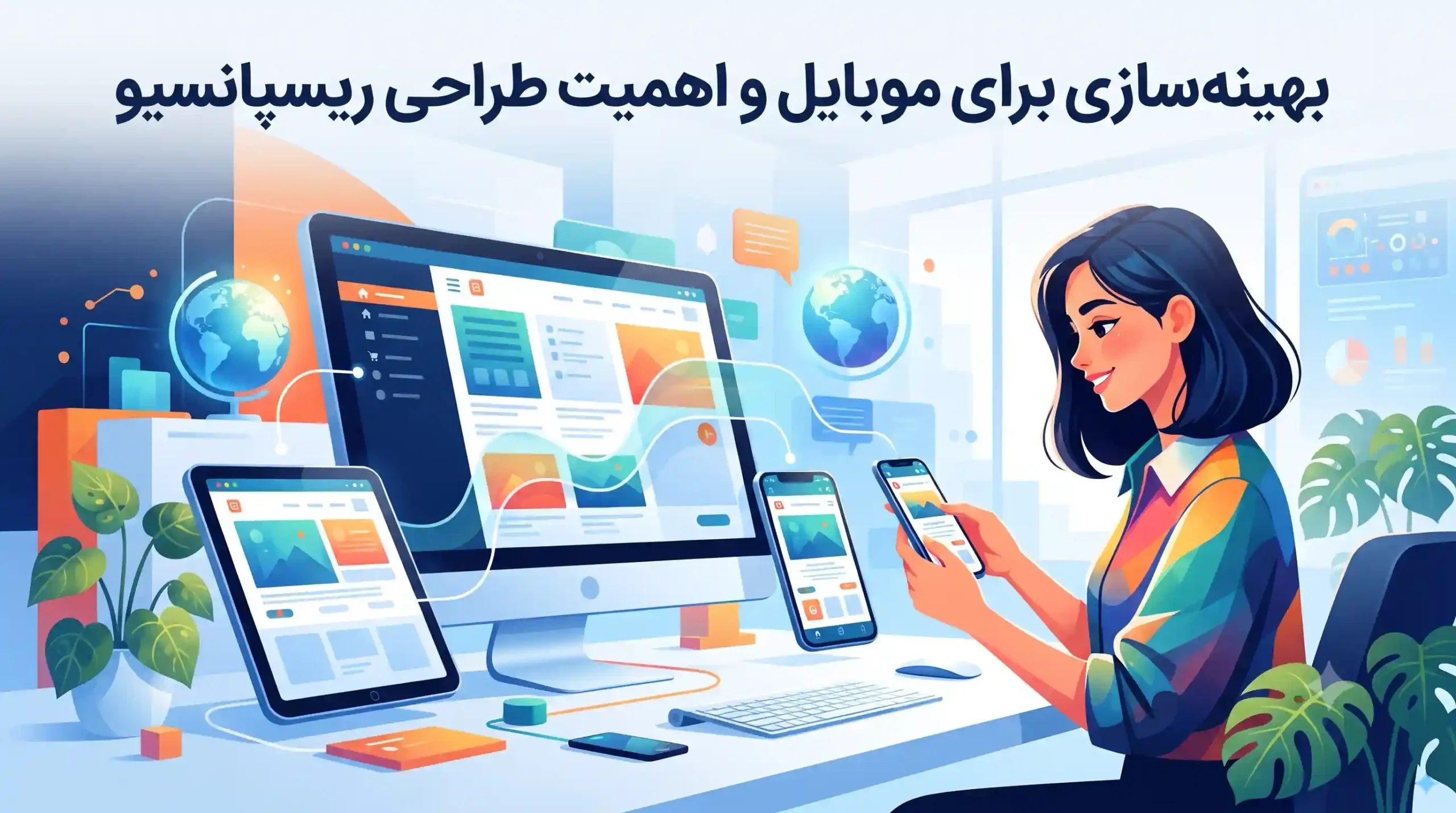 📱 بهینه سازی برای موبایل و اهمیت طراحی ریسپانسیو