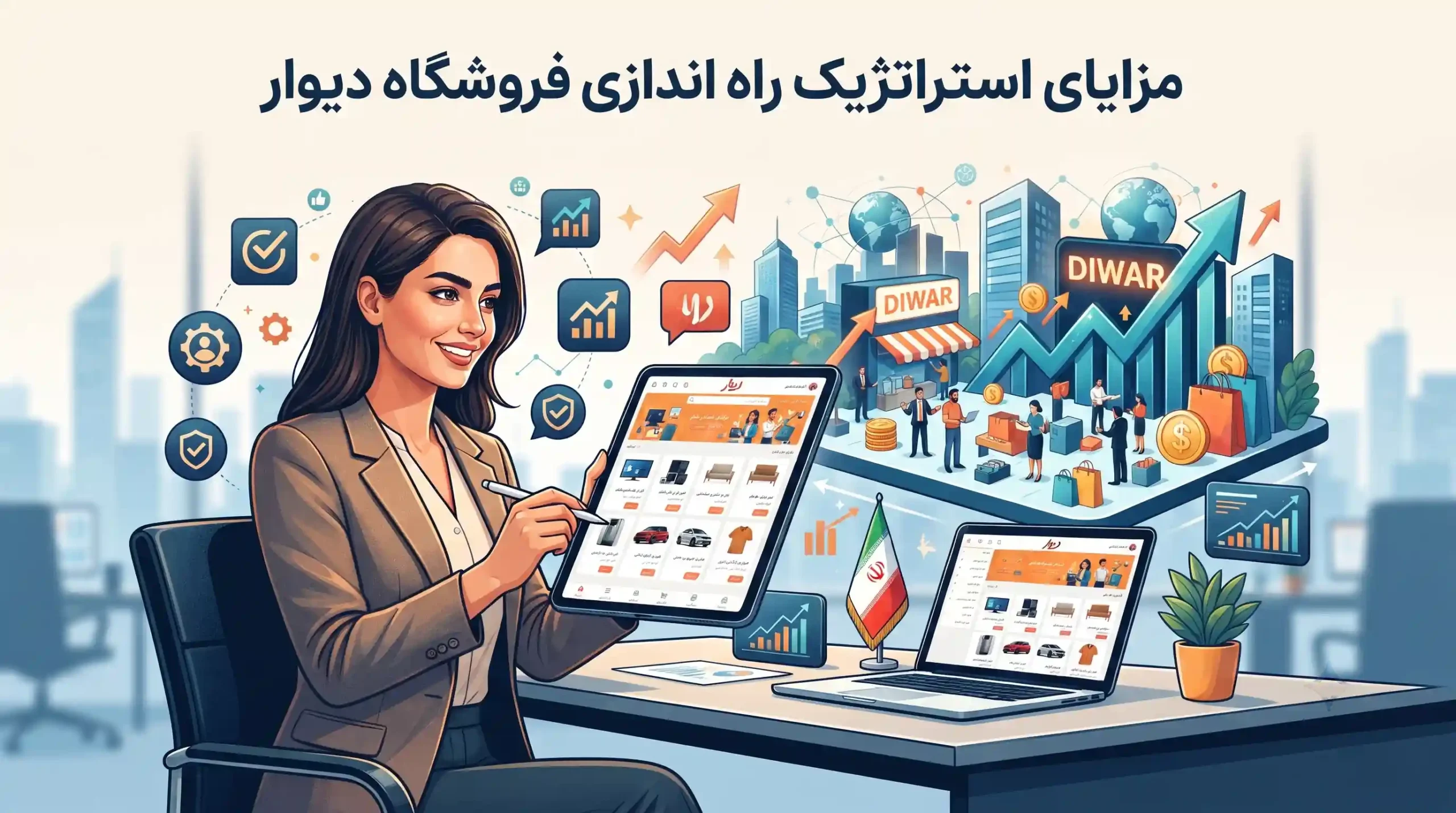 🚀 مزایای استراتژیک راه اندازی فروشگاه دیوار