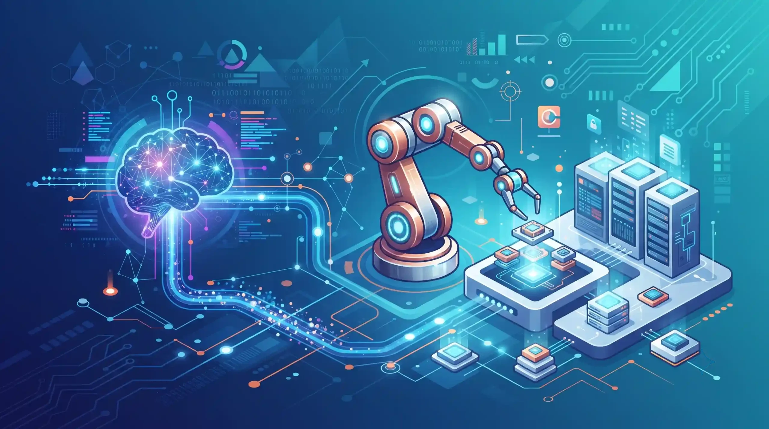 🤖 ادغام هوش مصنوعی و اتوماسیون در سیستمهای مدرن