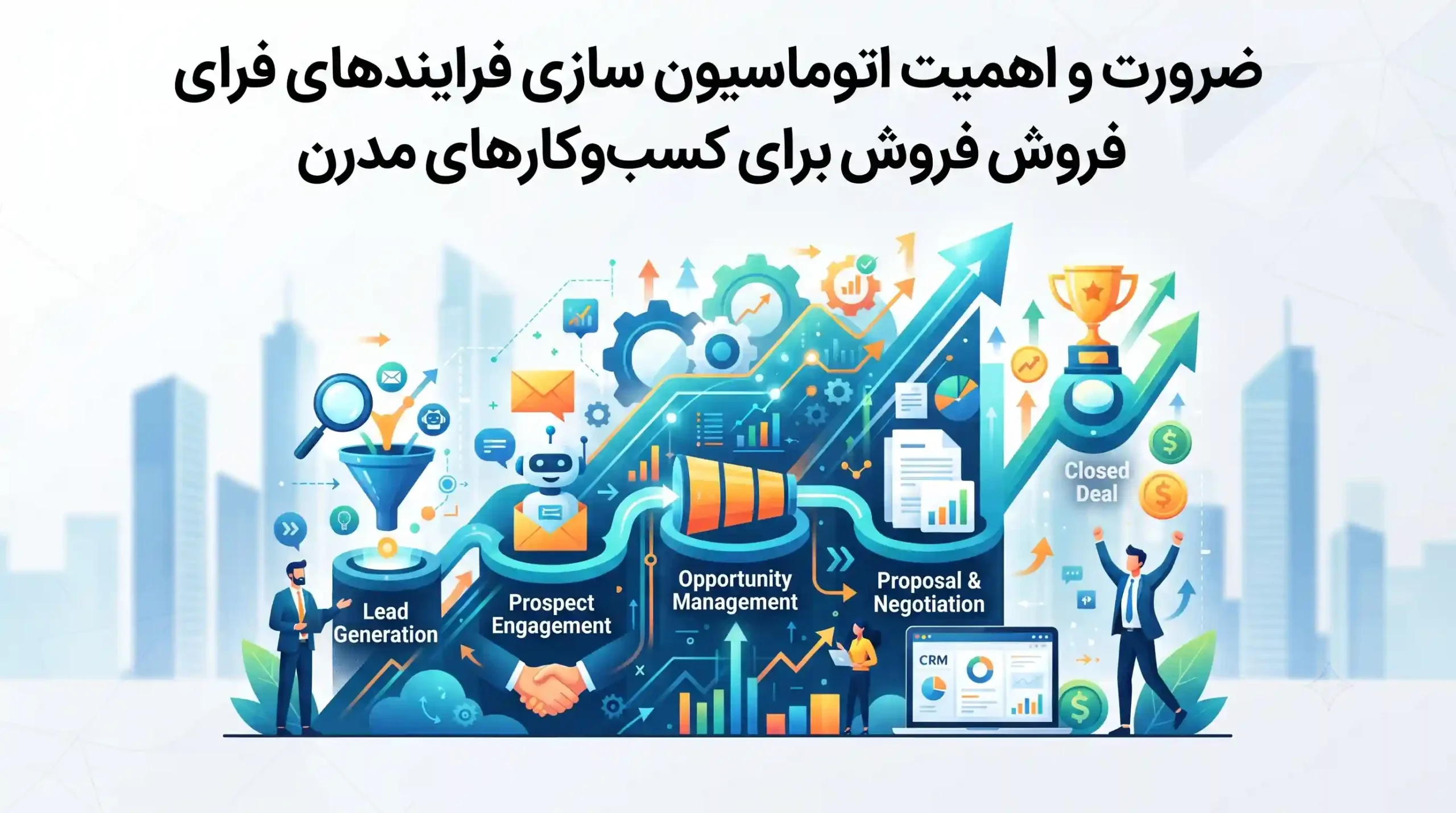 🎯 ضرورت و اهمیت اتوماسیون سازی فرایندهای فروش برای کسبوکارهای مدرن