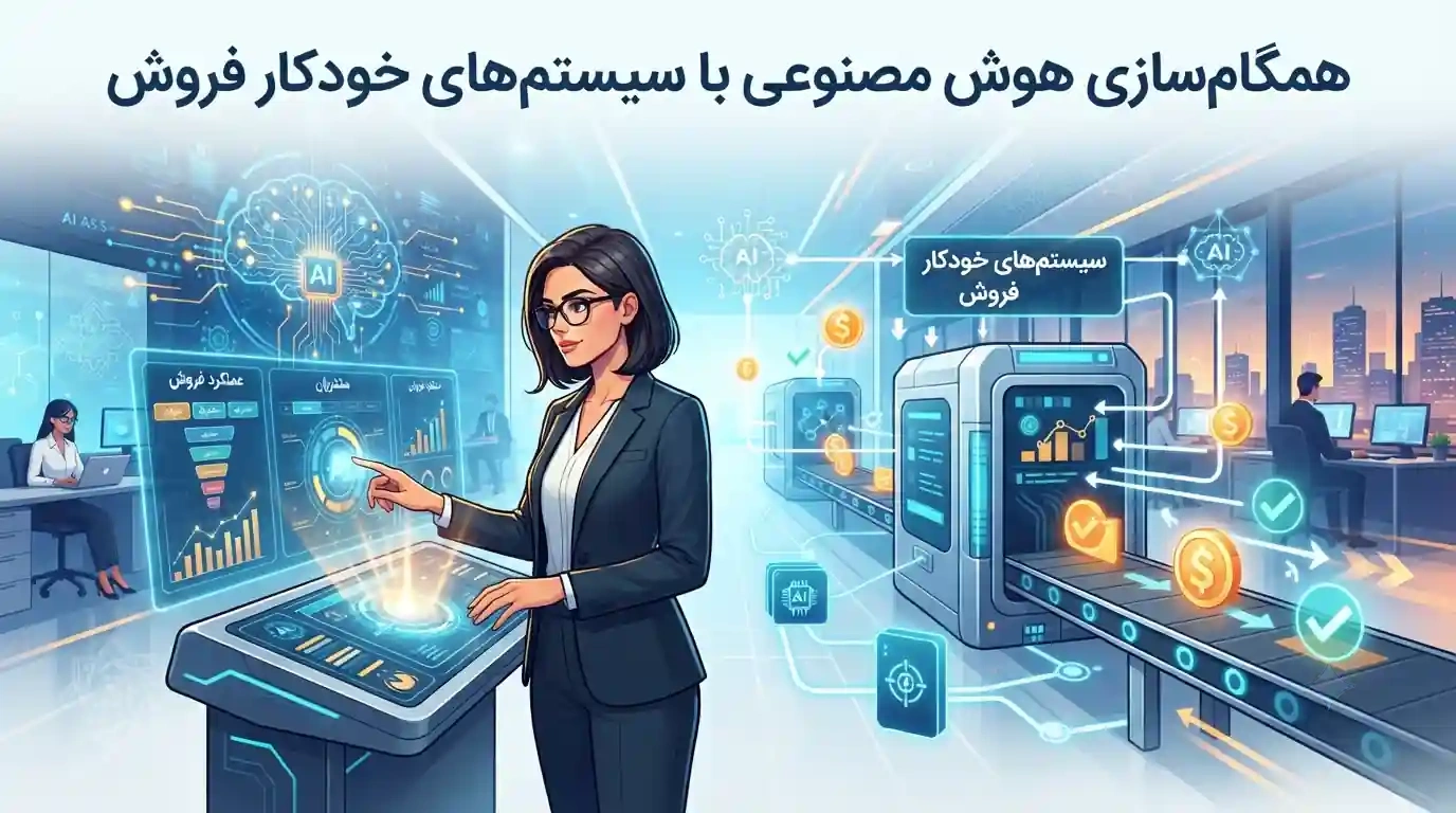🧠 همگامسازی هوش مصنوعی با سیستمهای خودکار فروش