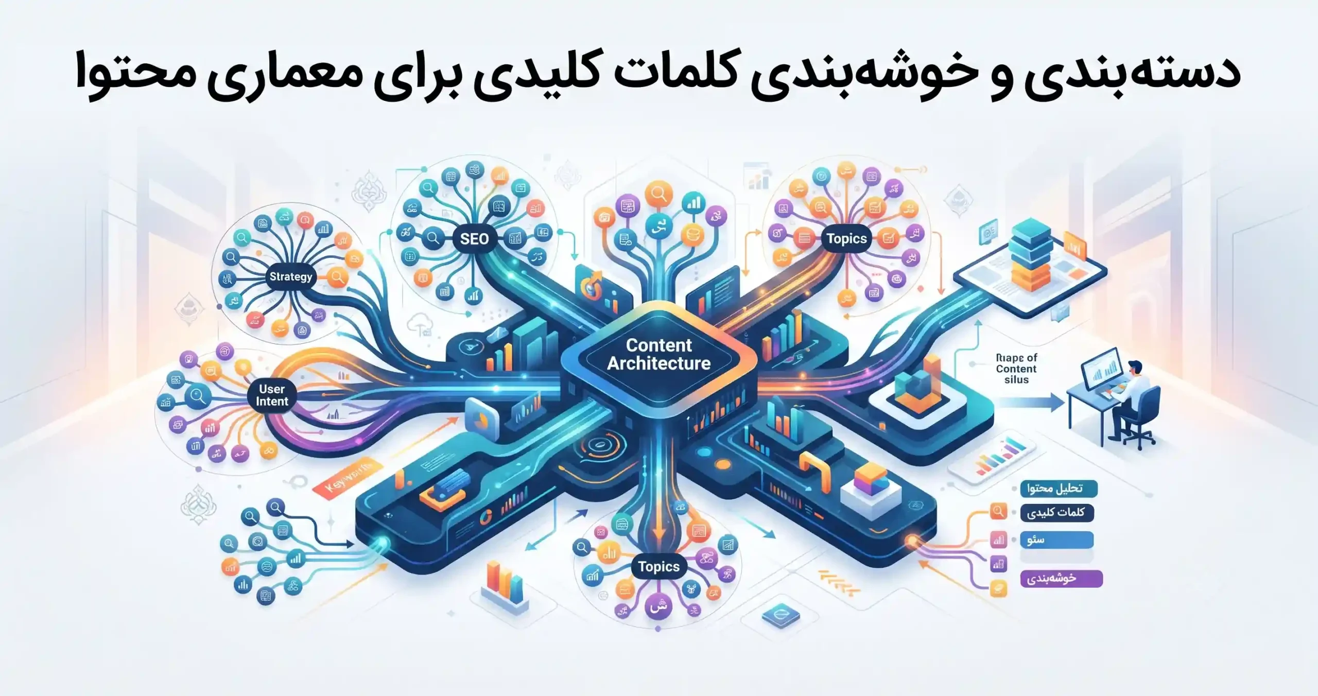 🎯 دستهبندی و خوشهبندی کلمات کلیدی برای معماری محتوا