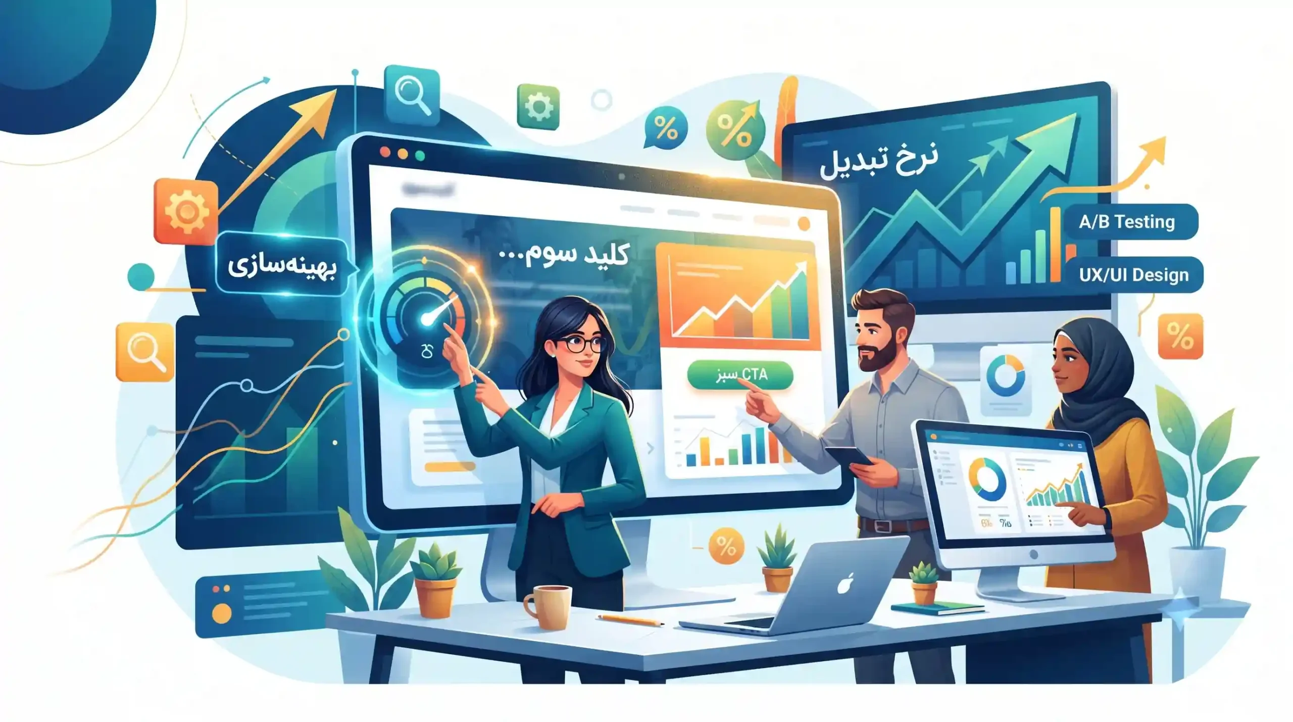 🌐 کلید سوم بهینه‌سازی صفحه فرود برای افزایش نرخ تبدیل