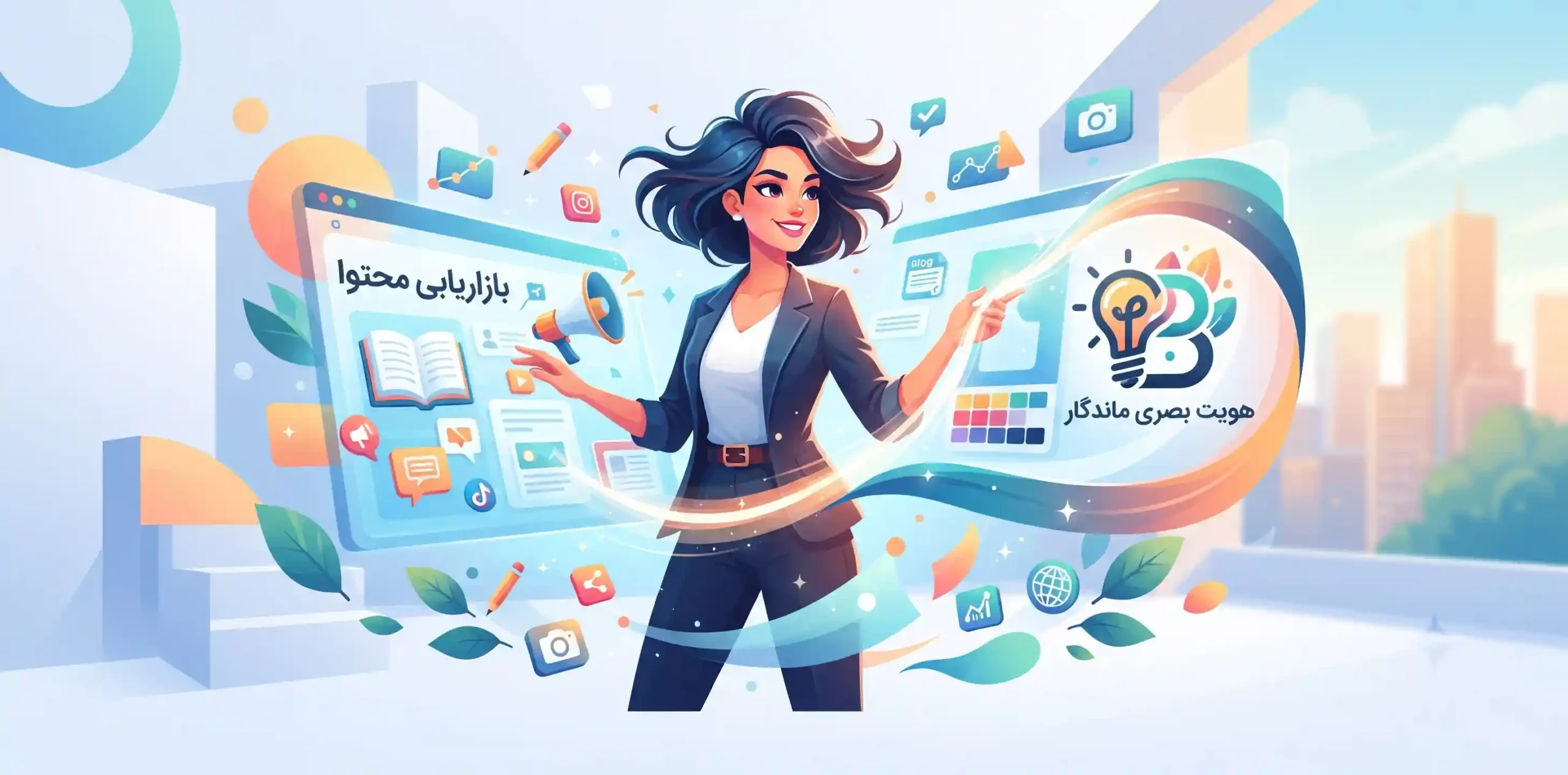 ✍️ بازاریابی محتوا و خلق هویت بصری ماندگار