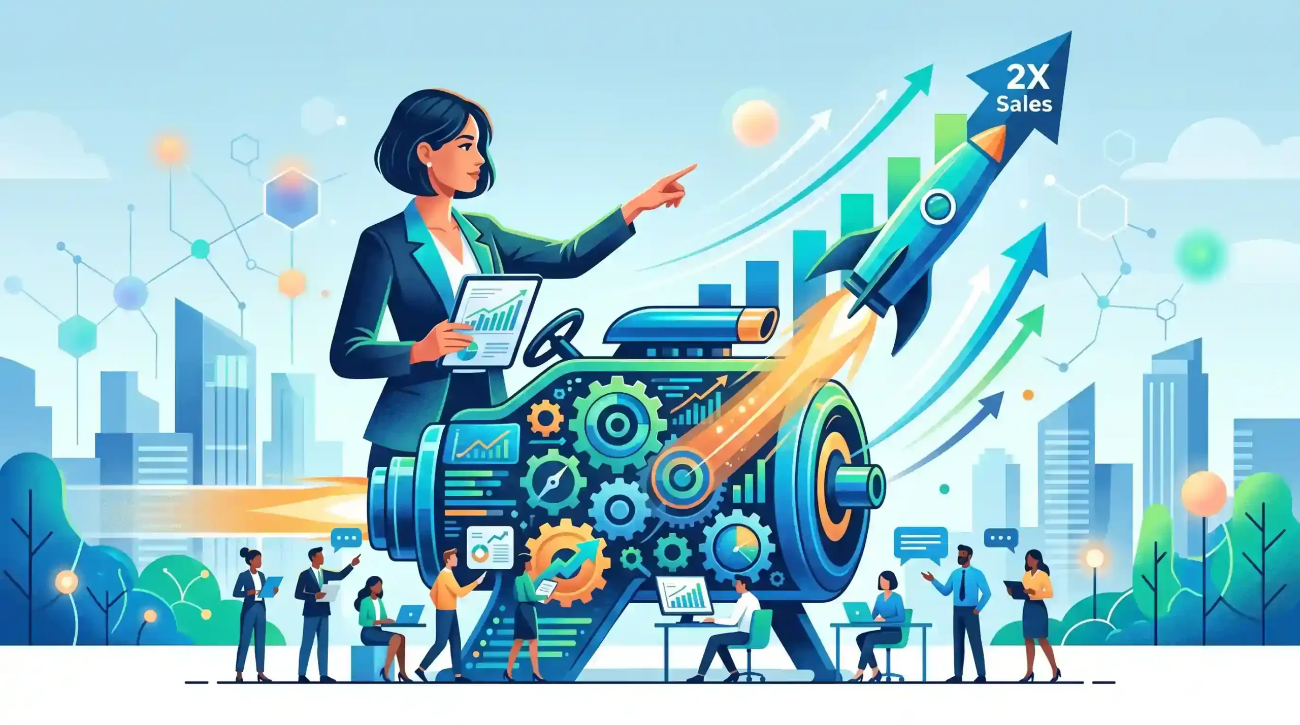 🧠 اهمیت مشاوره موتور رشد برای افزایش دو برابری فروش