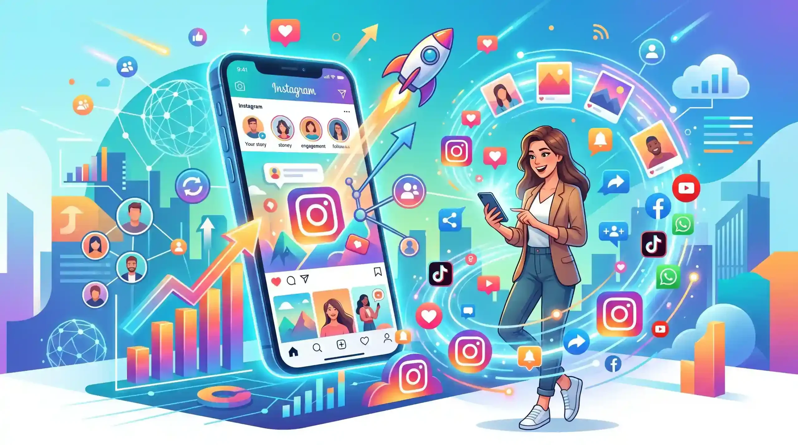 📱 بازاریابی شبکههای اجتماعی و قدرت اینستاگرام مارکتینگ