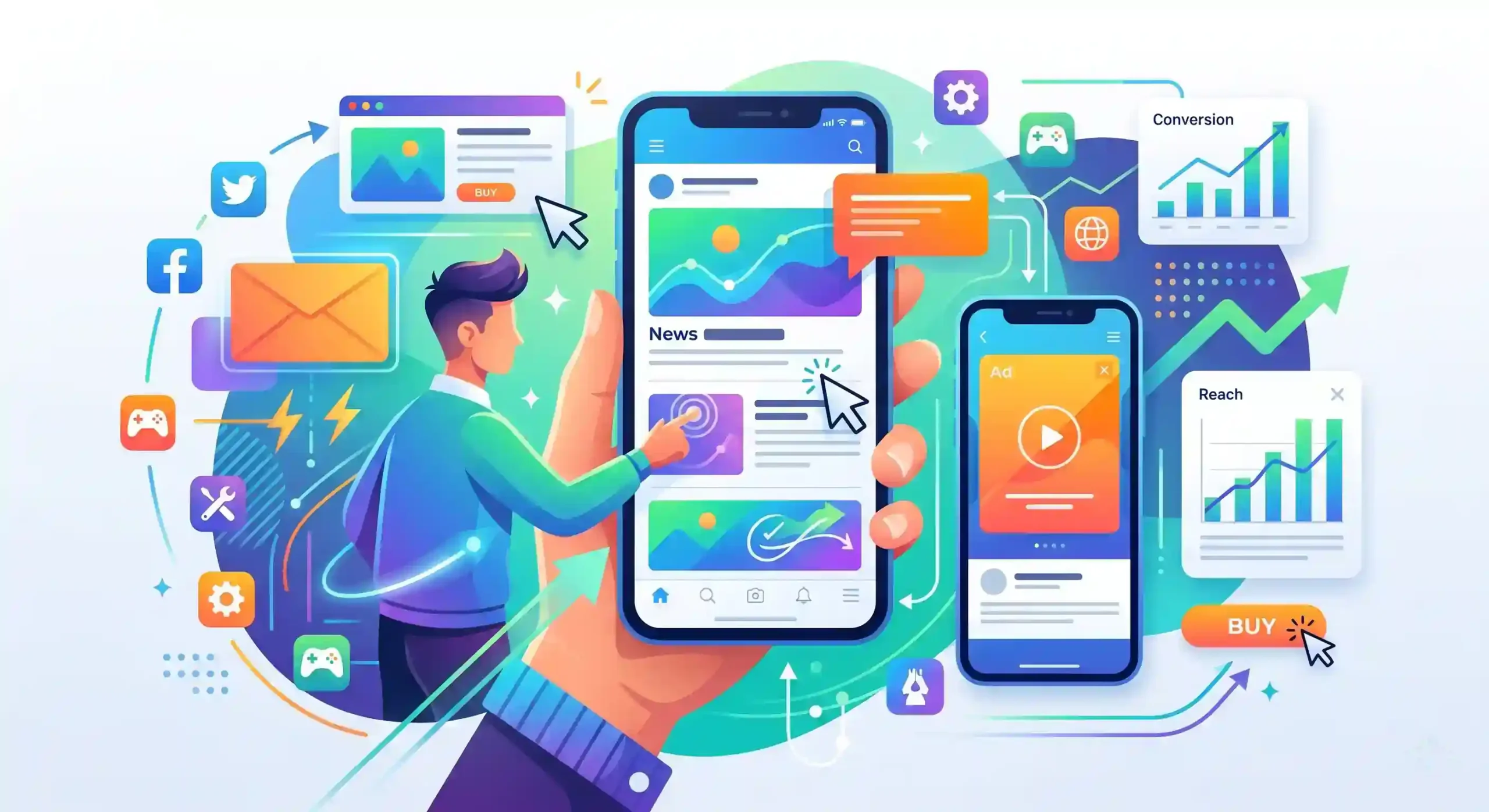 📱 تبلیغات بنری موبایل و درونبرنامهای