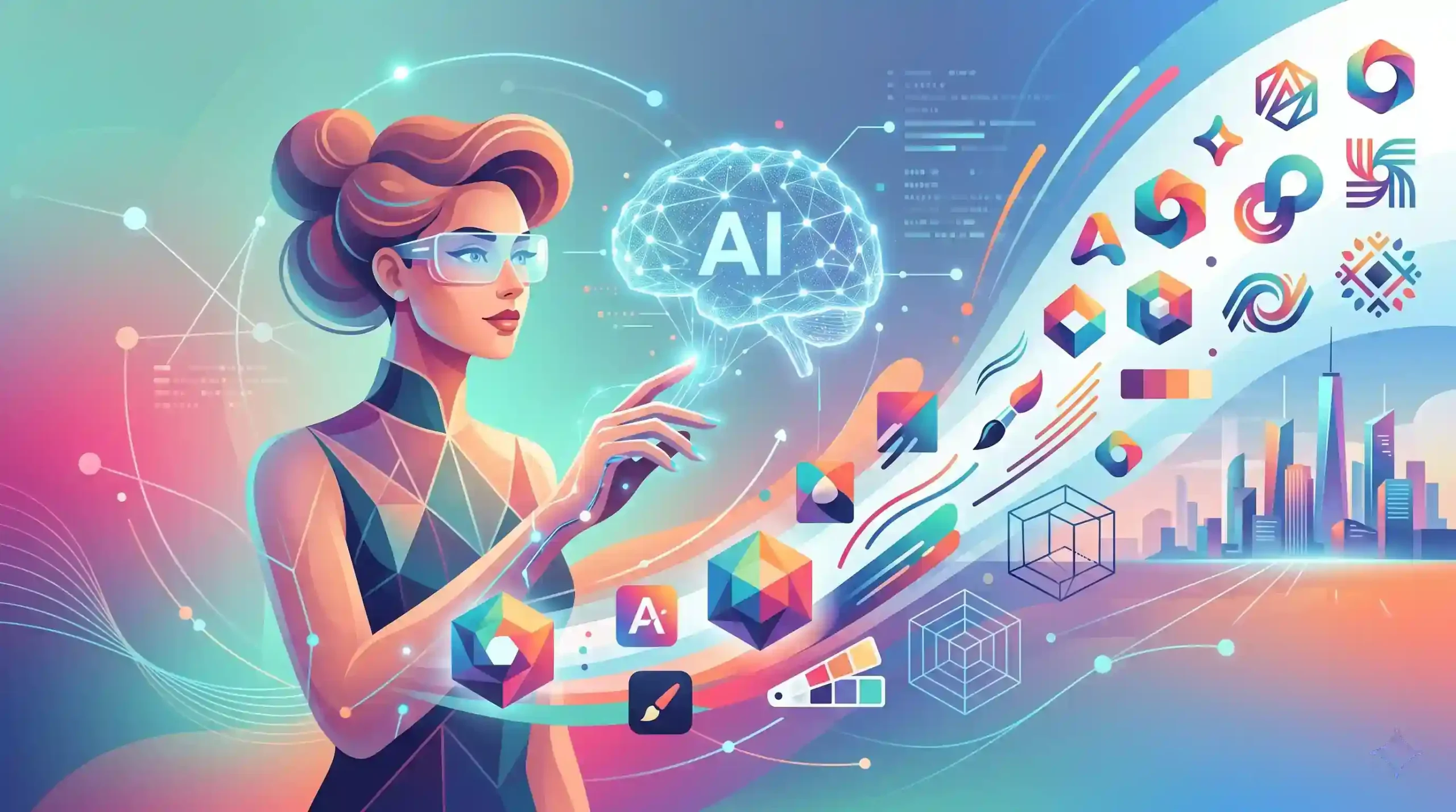 🔮 آینده هویت بصری؛ هوش مصنوعی و ترندهای نوین دیزاین