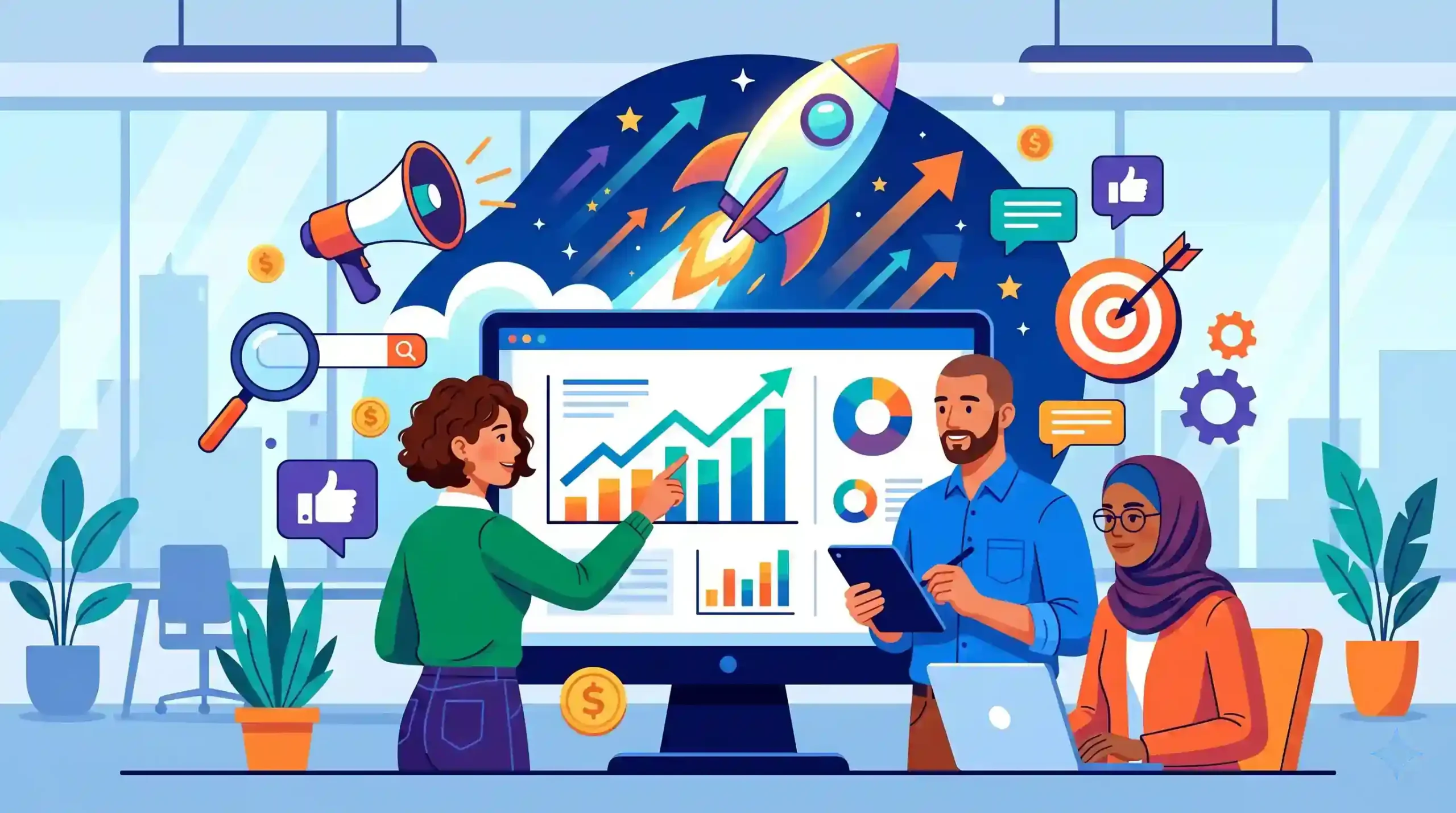 🤝 نقش آژانس‌های دیجیتال مارکتینگ مانند رسا وب آفرین در موفقیت کمپین