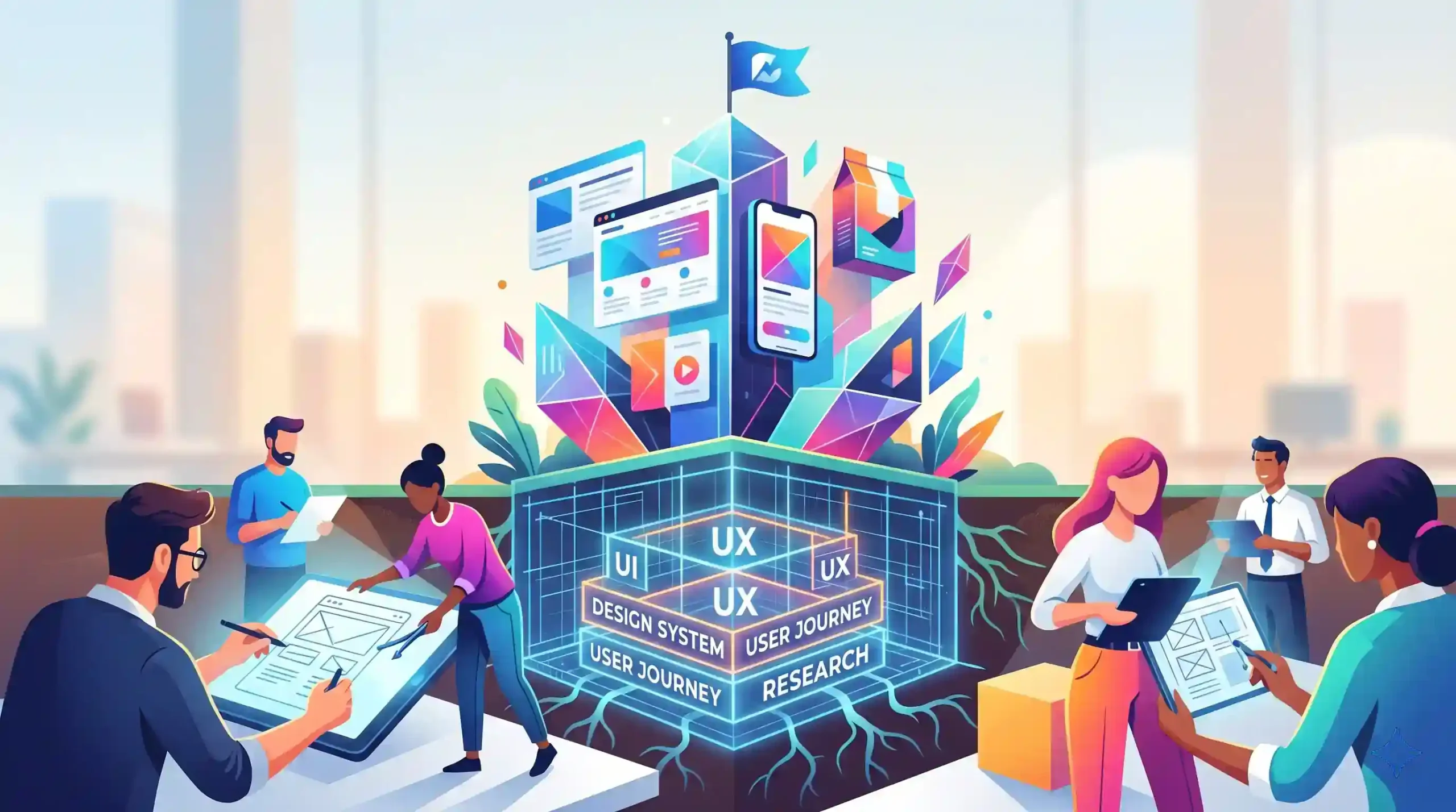 🛠 طراحی سایت و تجربه کاربری (UI/UX) به عنوان فونداسیون برند