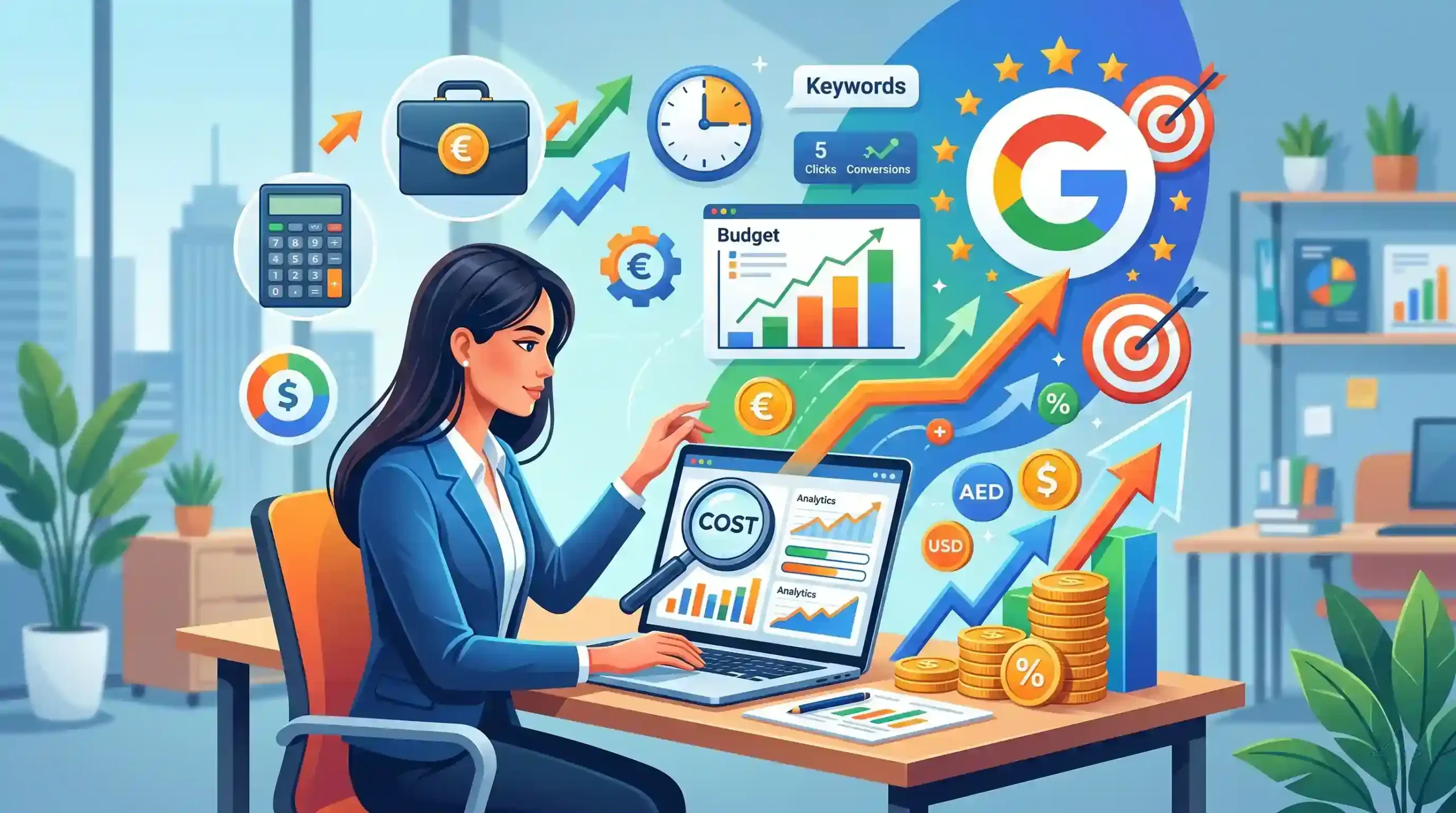 💵 تخمین هزینه اولیه برای شروع تبلیغات در گوگل