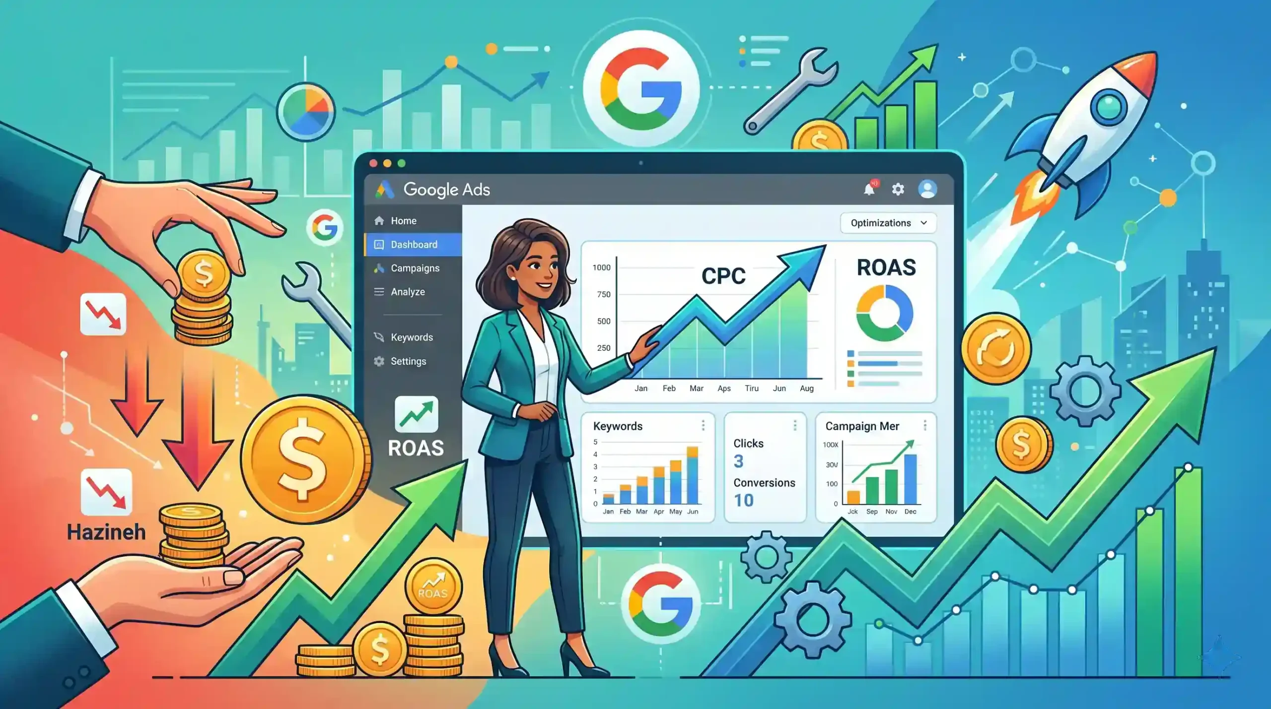 📉 راههای بهینهسازی و کاهش هزینه کمپین تبلیغاتی گوگل