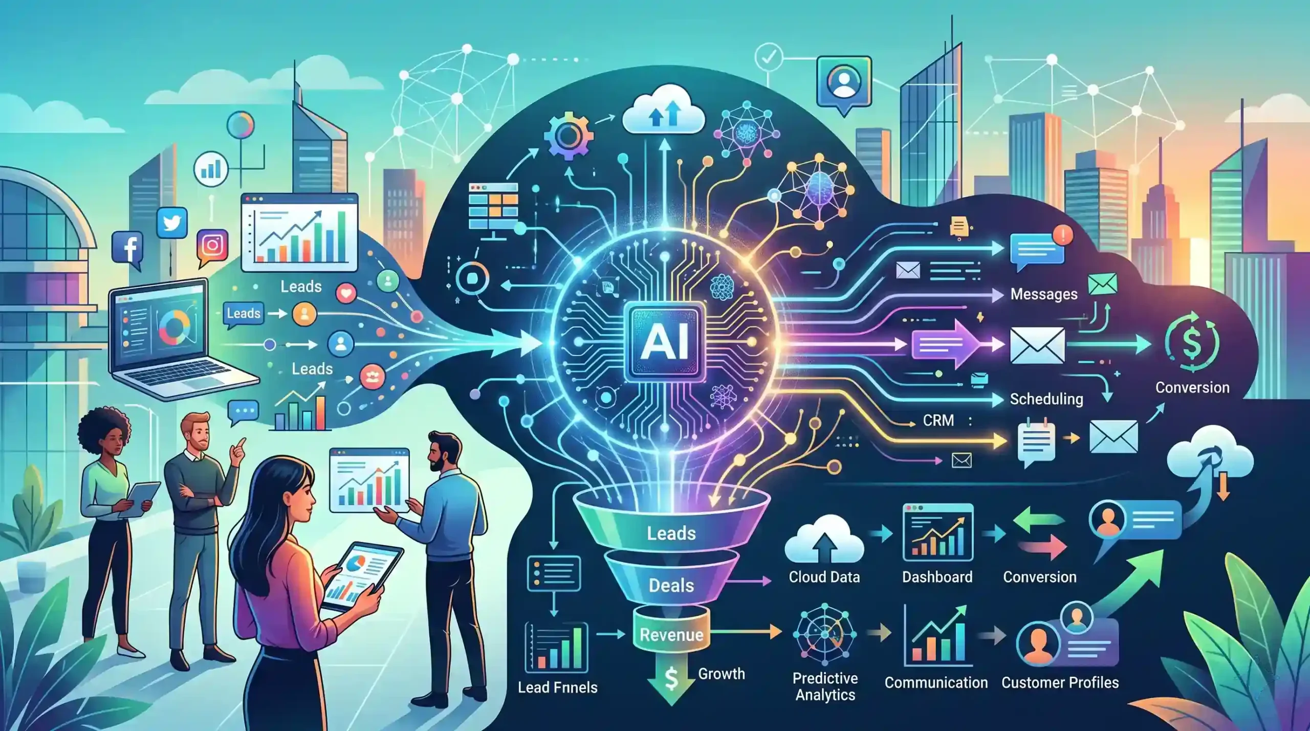 🤖 نقش هوش مصنوعی در اتوماسیون سازی فرایندهای فروش مدرن