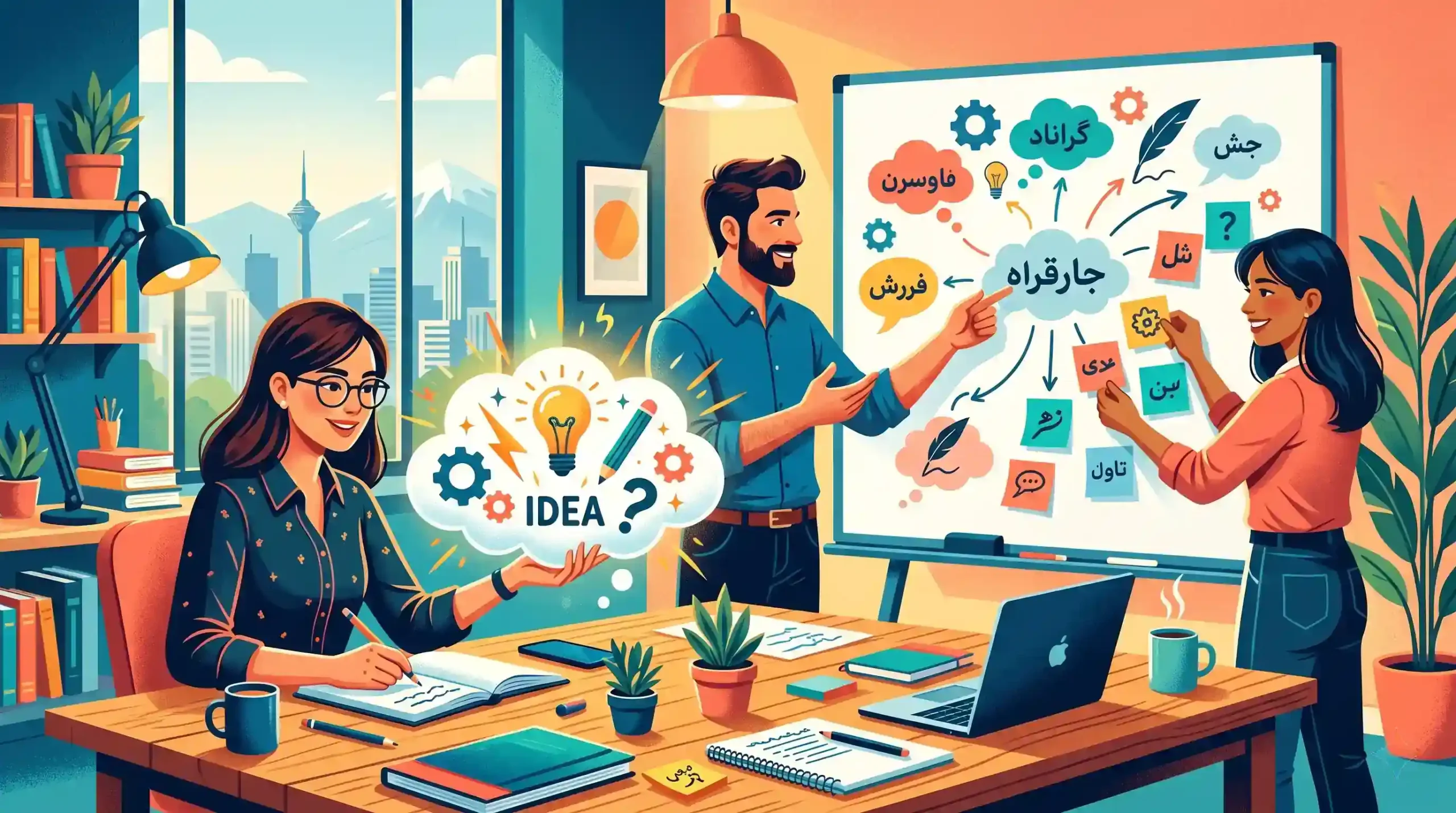 🎯 گام نخست طوفان فکری و استخراج اولین لیست کلمات