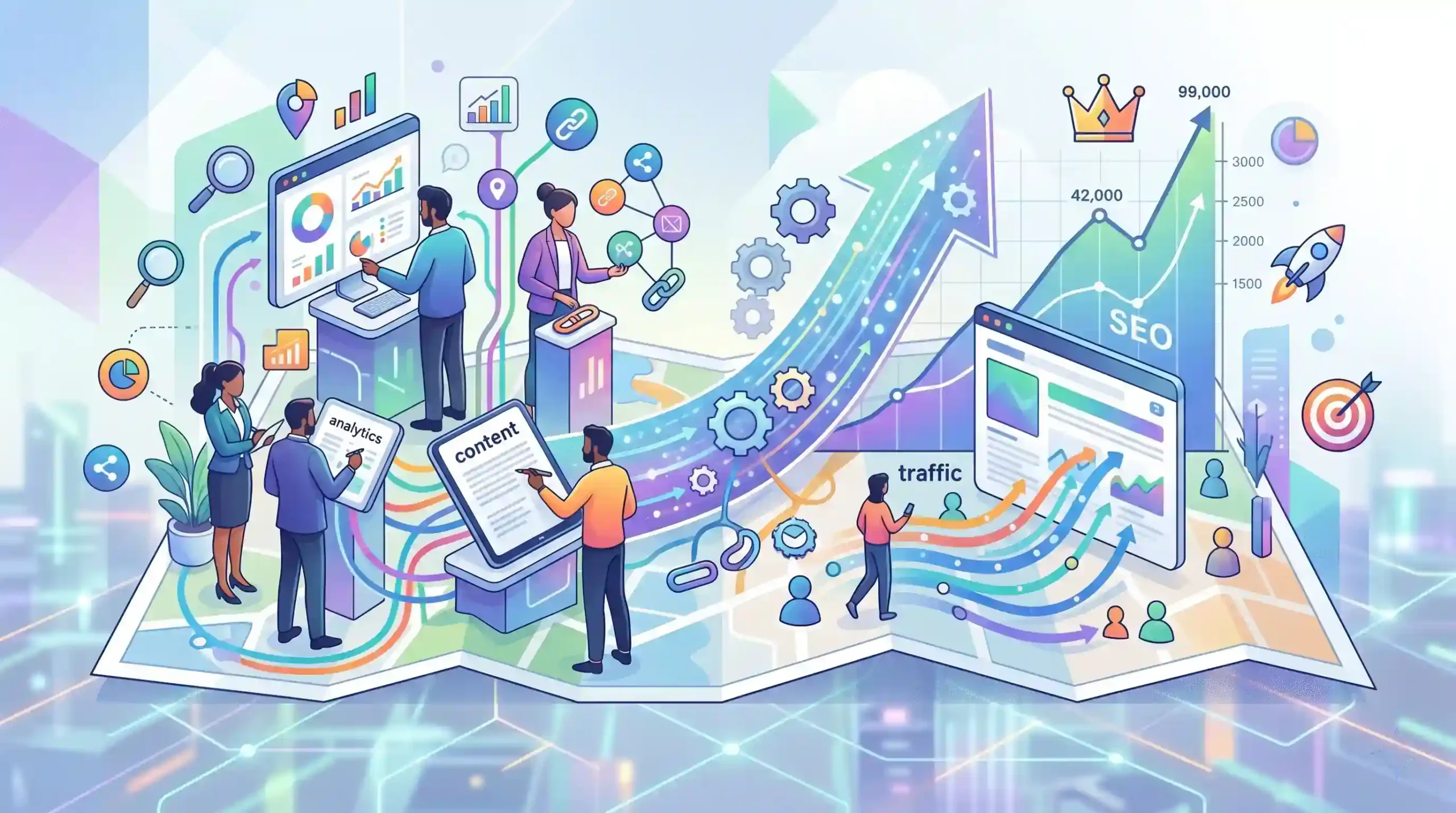 🤝 نقش خدمات آژانسهای دیجیتال مارکتینگ در موفقیت سئو