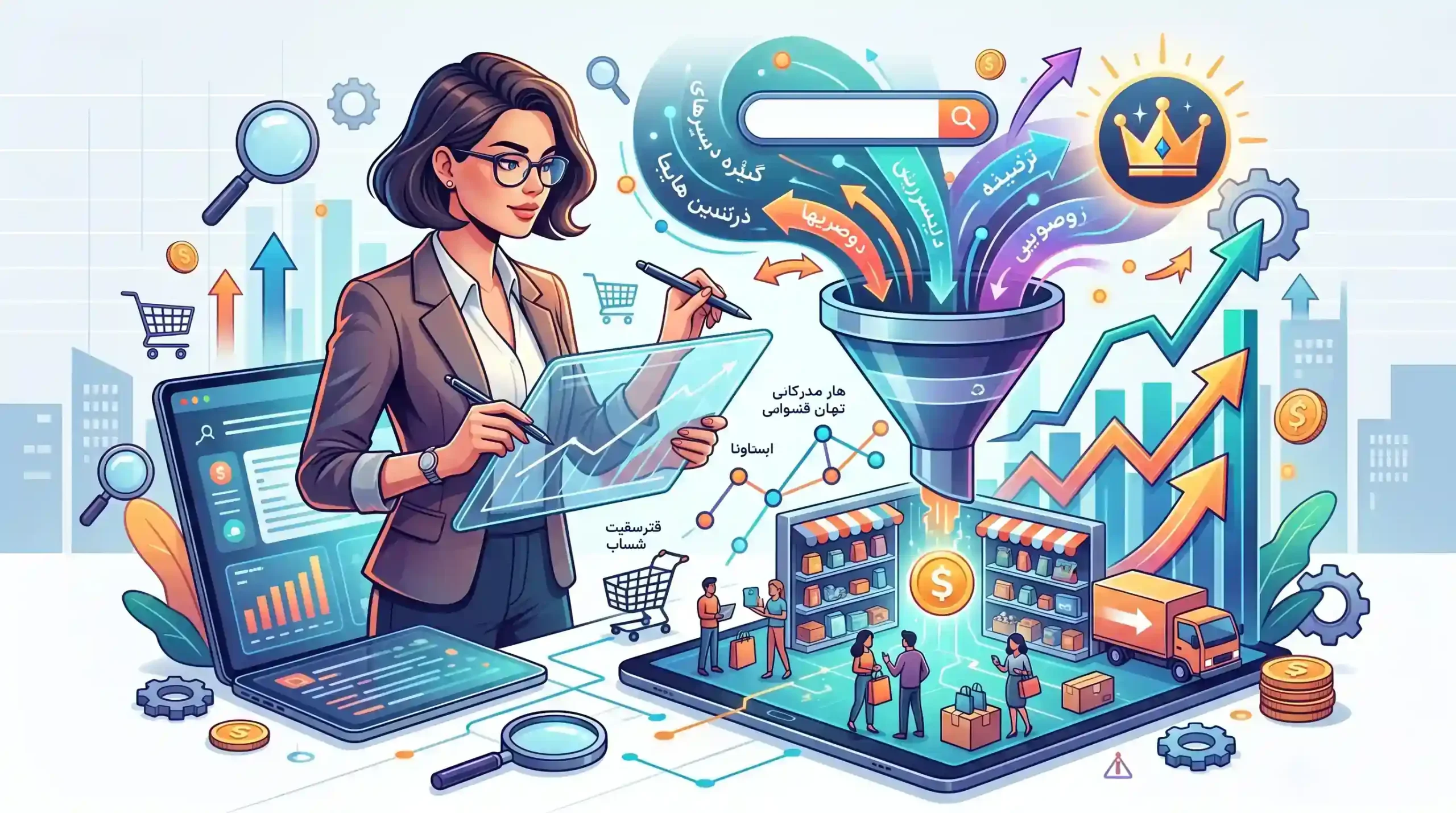 📊 اهمیت استراتژیک تحقیق کلمات کلیدی در موفقیت فروشگاههای آنلاین