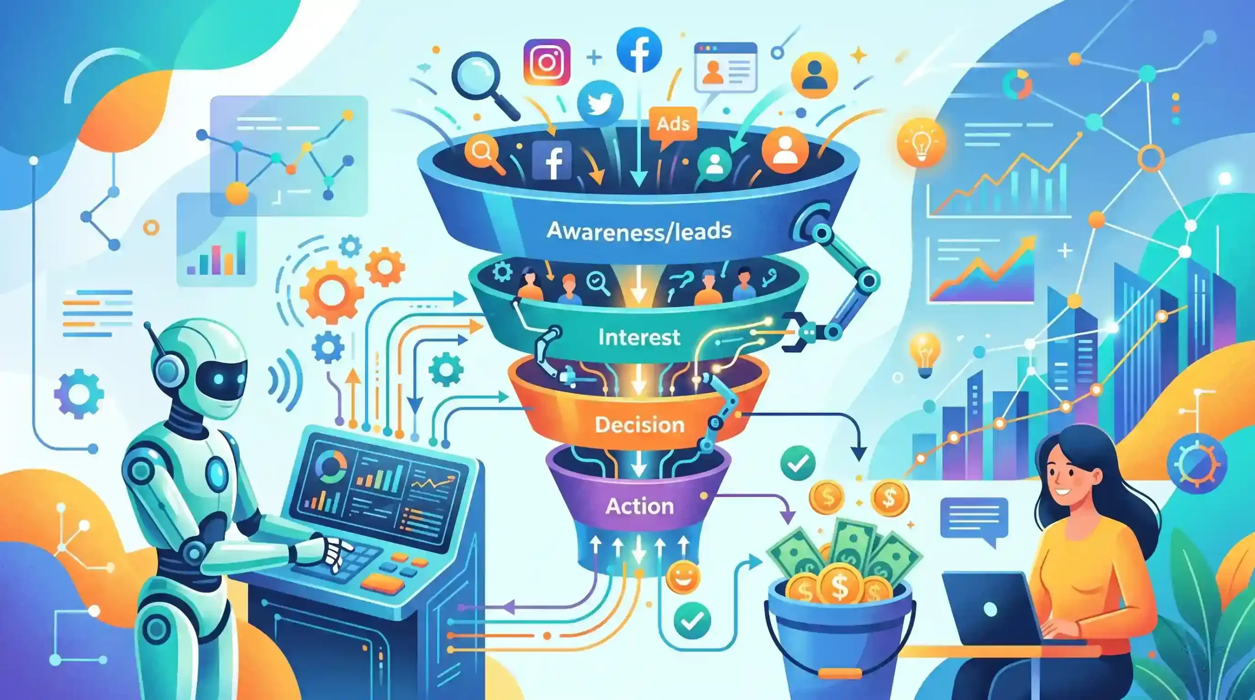 ⚙️ چگونه قیف فروش خود را با اتوماسیون هوشمند کنیم