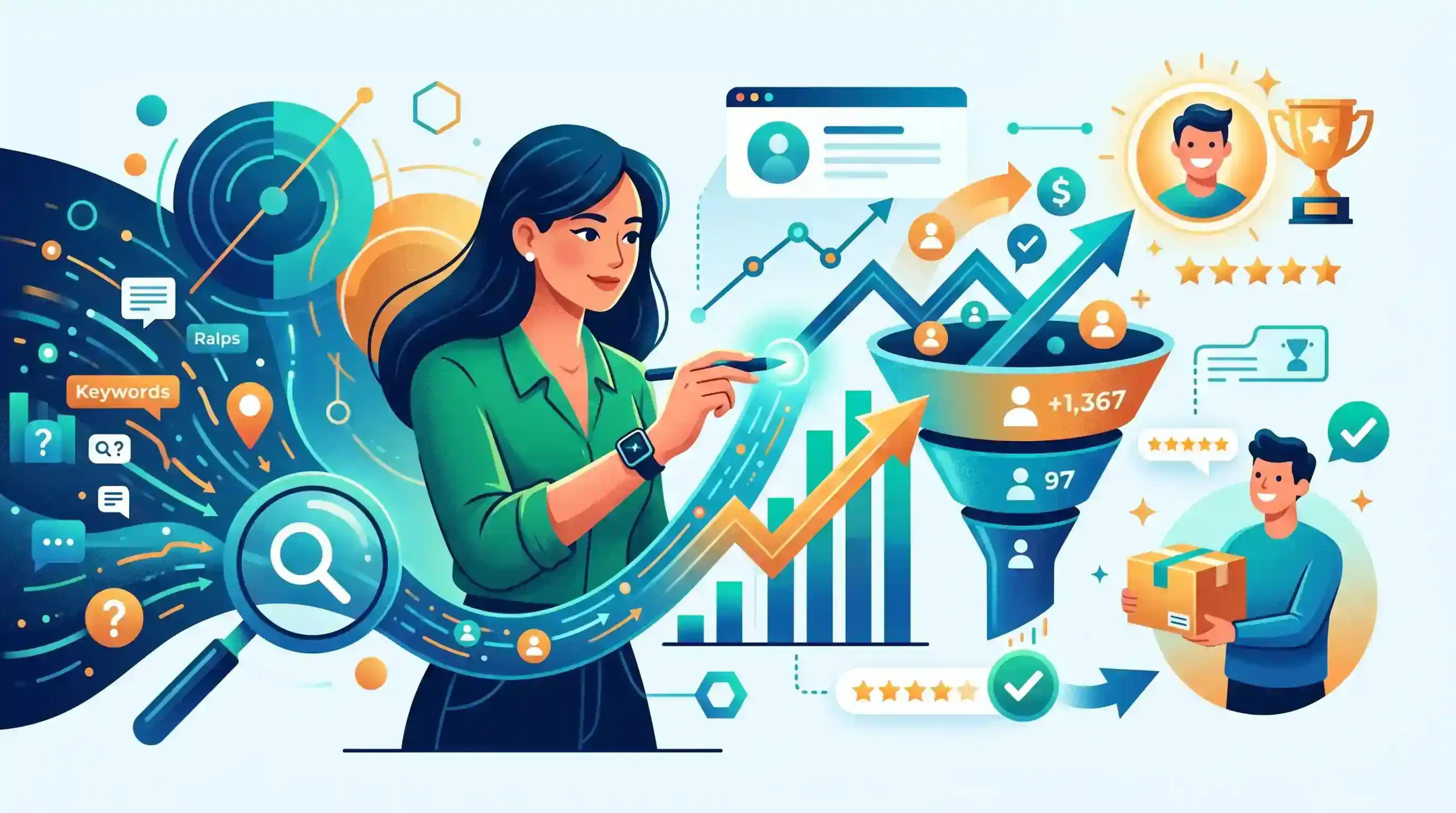 📈 بهینهسازی نرخ تبدیل و جلب رضایت کاربر با نیت جستجو