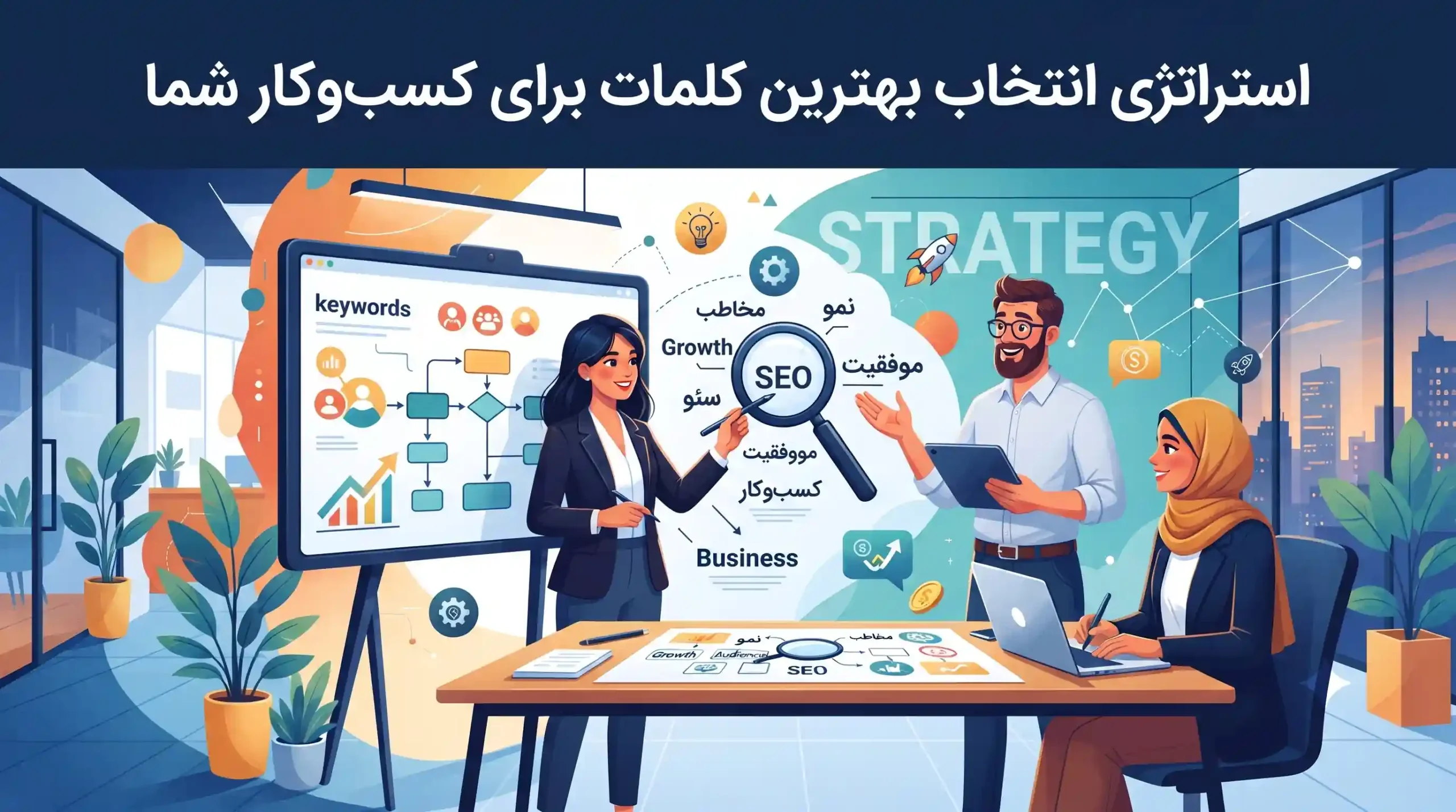🏆 استراتژی انتخاب بهترین کلمات برای کسب‌وکار شما