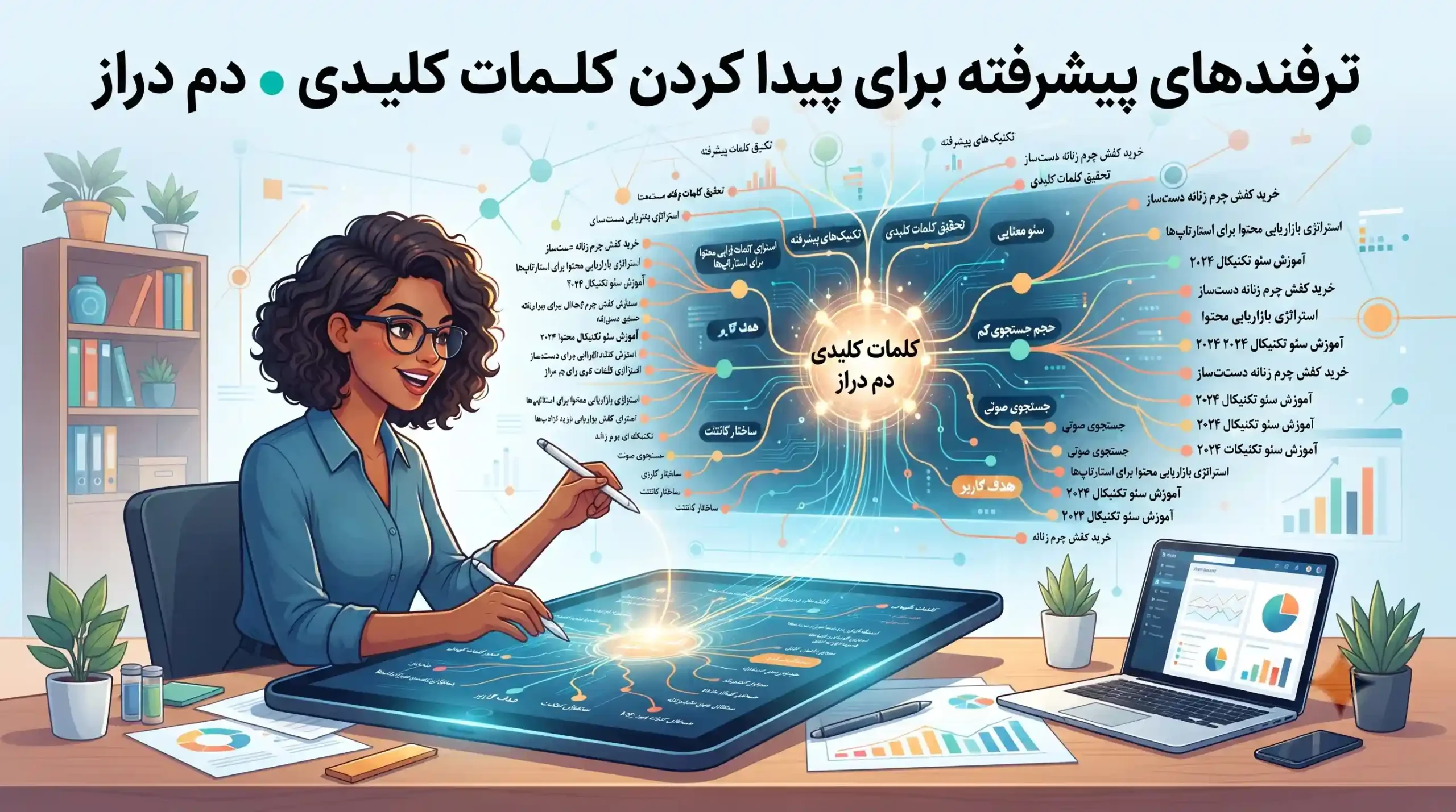 💡 ترفندهای پیشرفته برای پیدا کردن کلمات کلیدی دم دراز