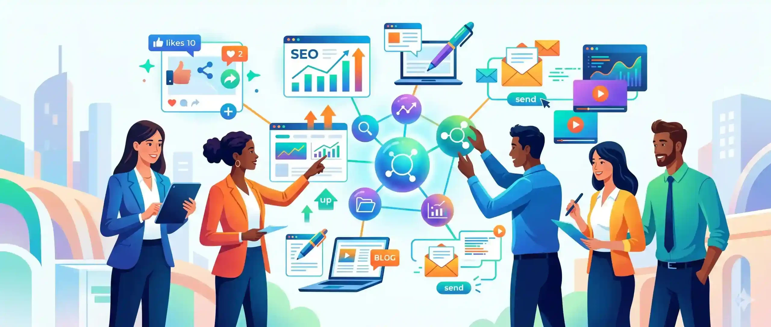 💎 ایجاد تنوع در سبد خدمات دیجیتال مارکتینگ رسا وب آفرین