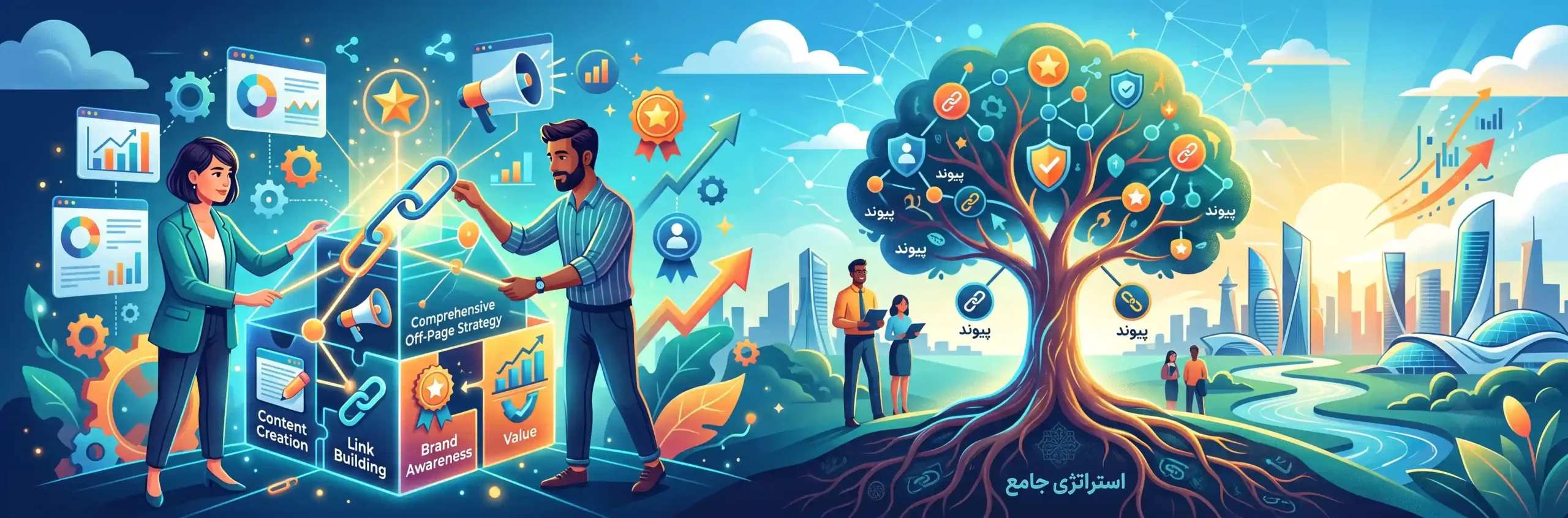 🏆 تدوین استراتژی جامع سئو خارجی با رویکرد خلق ارزش پایدار