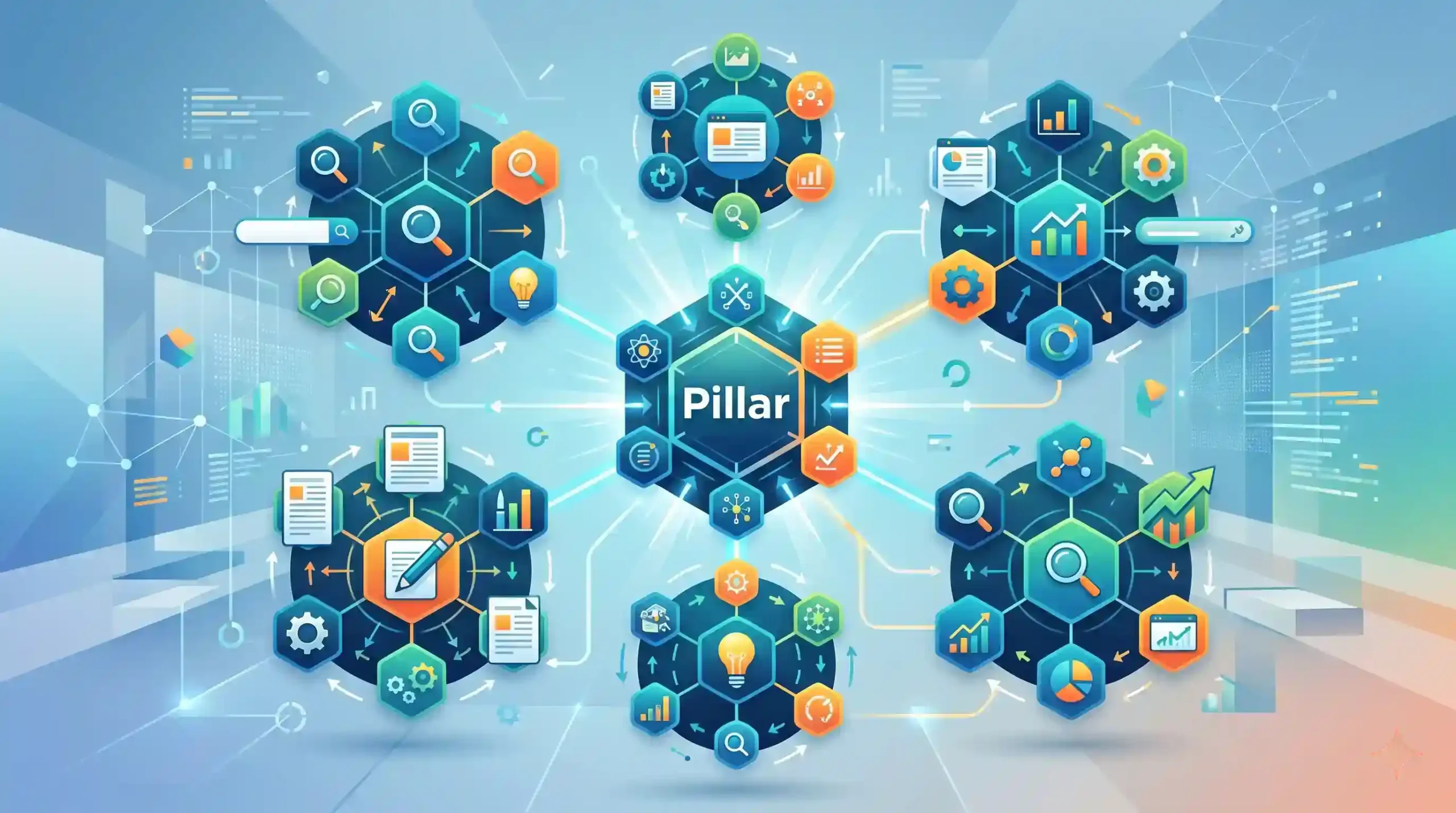 💡 استراتژی خوشه‌بندی موضوعی (Topic Clustering) با کلمات کلیدی