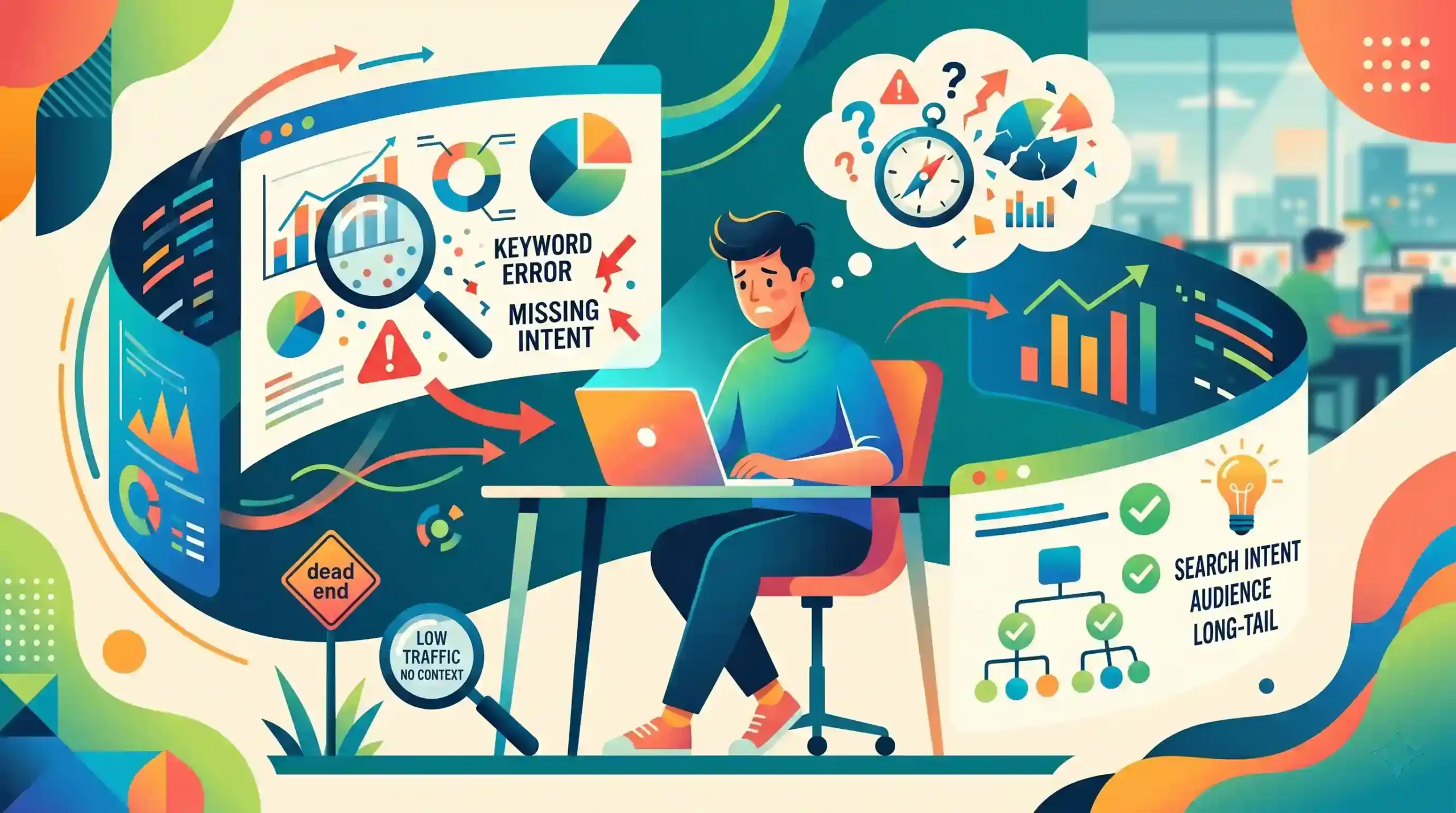 ⚙️ اشتباهات مهلک در تحقیق سریع کلمات کلیدی