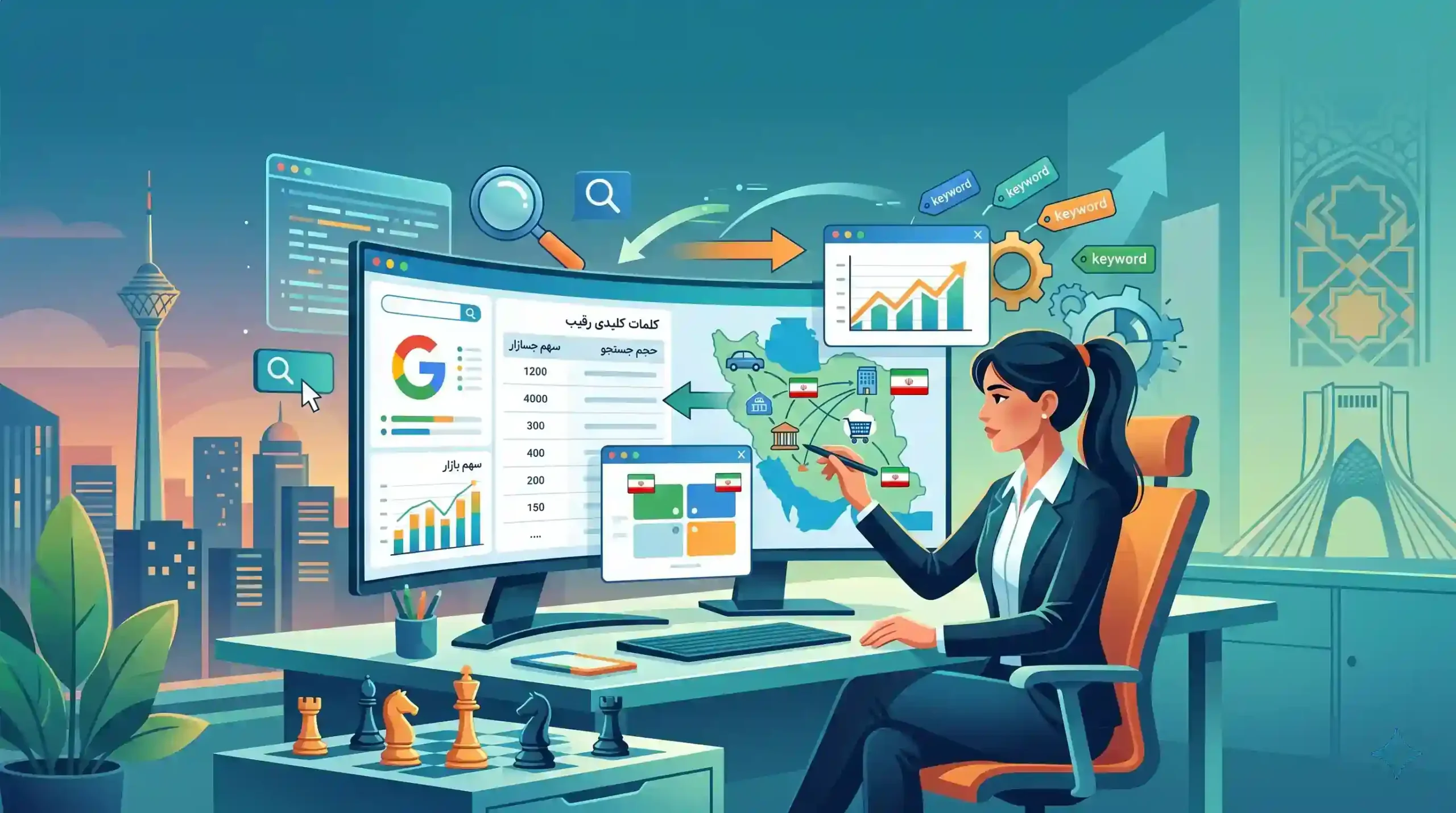 🕵️‍♂️ مهندسی معکوس رقبای ایرانی با گوگل کیورد ریسرچ
