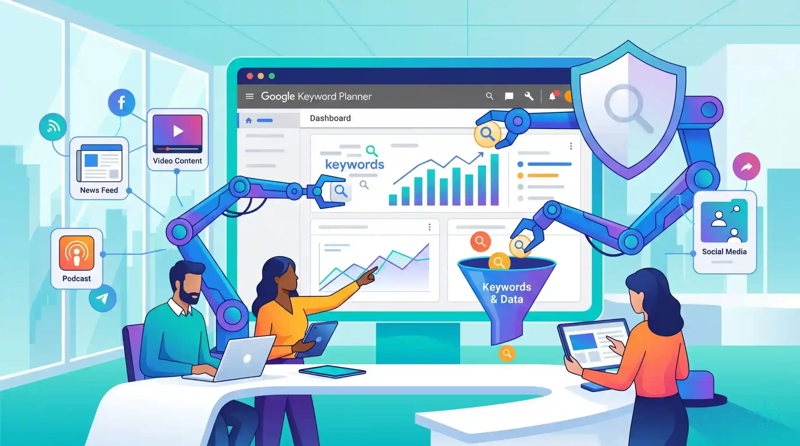 🛠️ معرفی گوگل کیورد پلنر به عنوان بازوی اجرایی رسانه‌ها