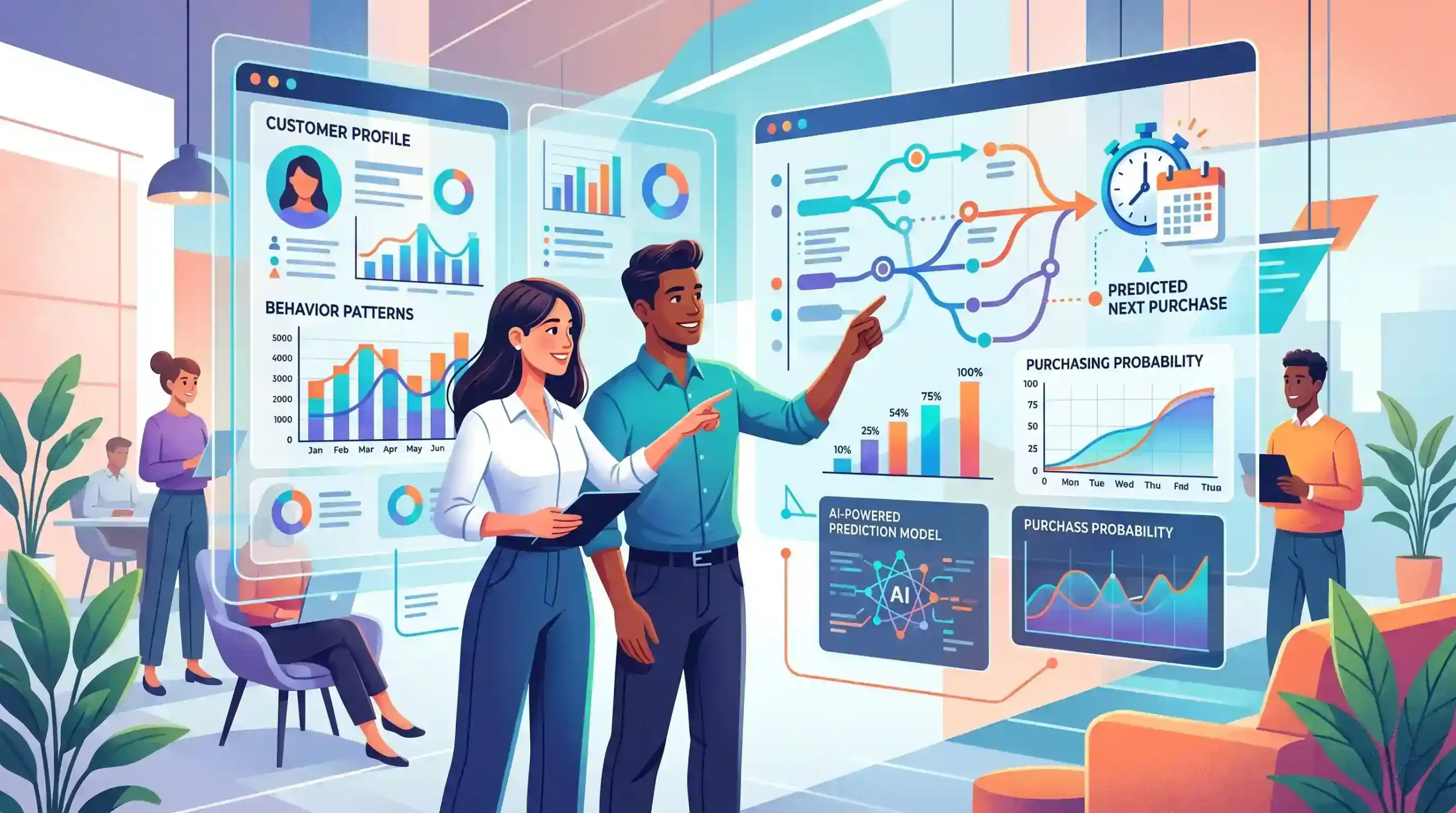 📈 تحلیل رفتار مشتری و پیش‌بینی زمان خرید بعدی