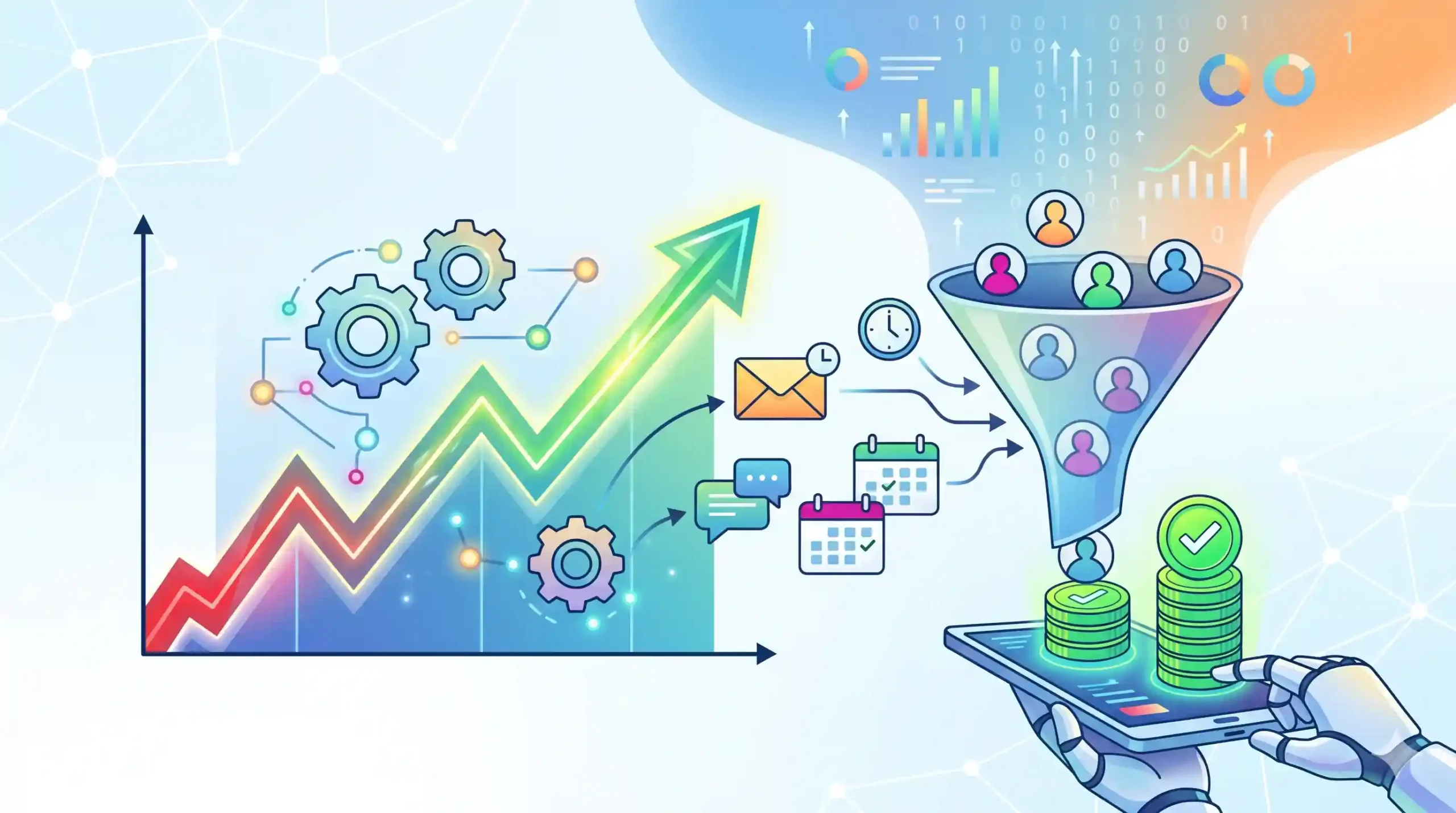 📈 بهینهسازی نرخ تبدیل با خودکارسازی پیگیریها