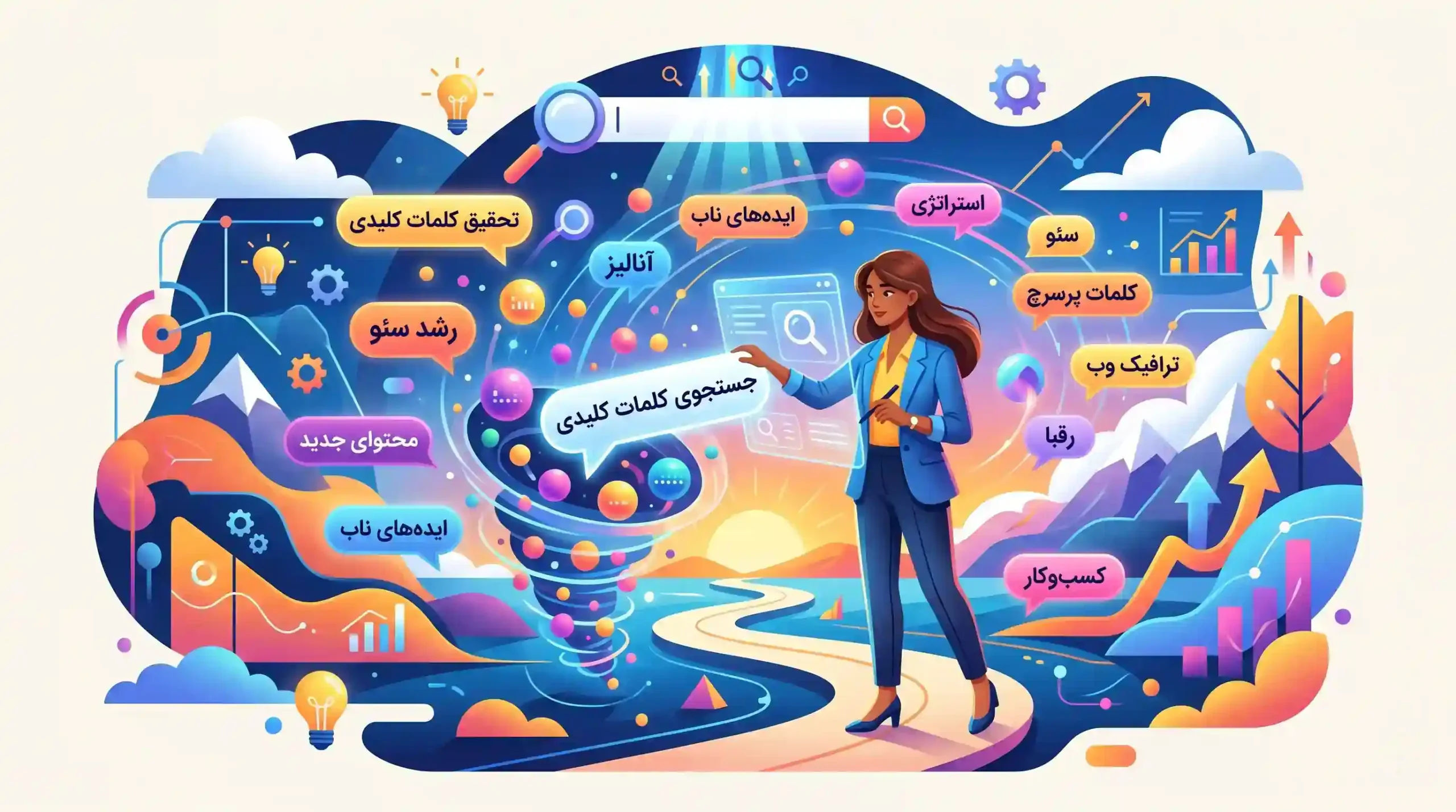 🔍 کشف کلمات کلیدی جدید با قابلیت Discover New Keywords